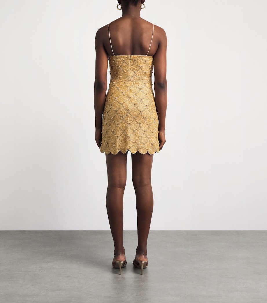 alice and olivia yellow dress + Mandy Deep Plunge Mini in Butter Partially lined Alice + Olivia Charlotte Mini