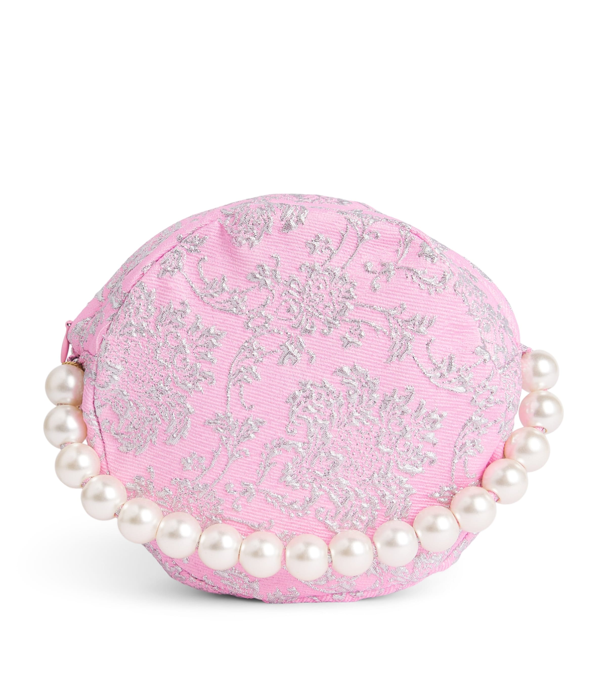 Mama Luma Jacquard Shoulder Bag Pink Image 1