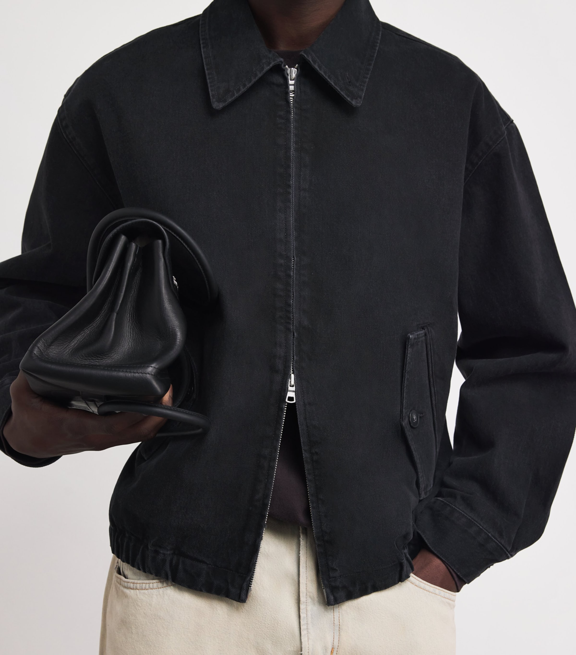 Denim Torres Bomber Jacket KBR Image 3