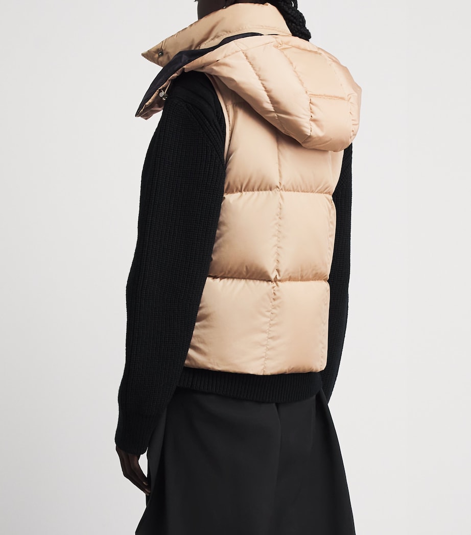 Moncler Womens Down Quilted Macareux Gilet Image 5
