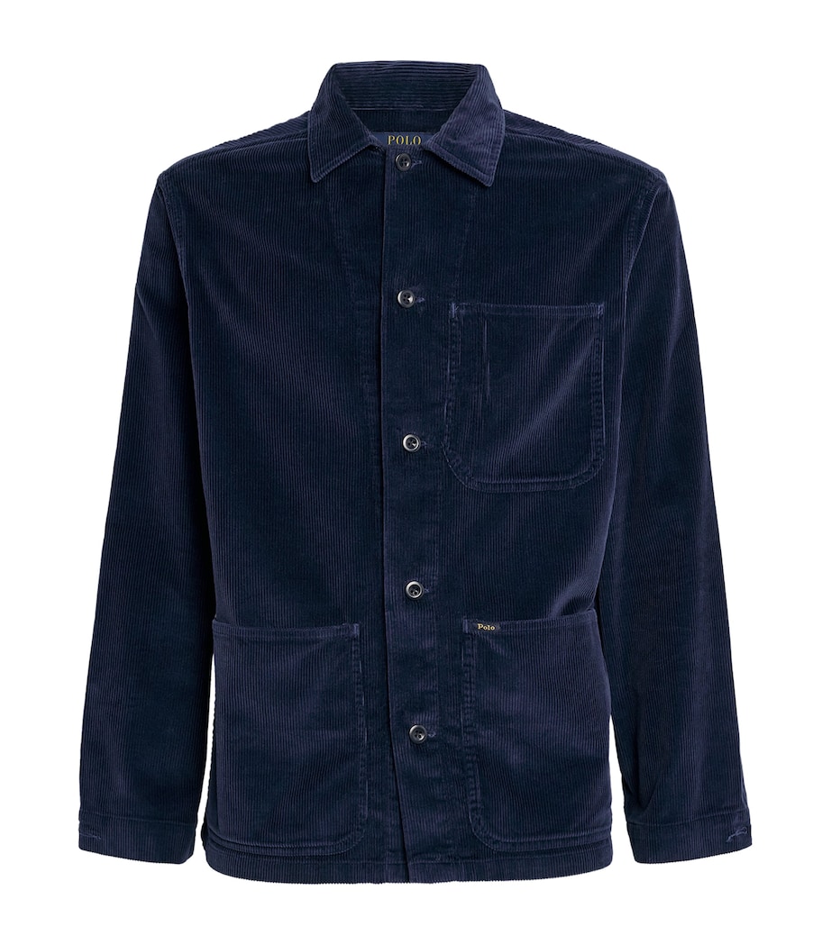 Corduroy Overshirt NAVY Image 1