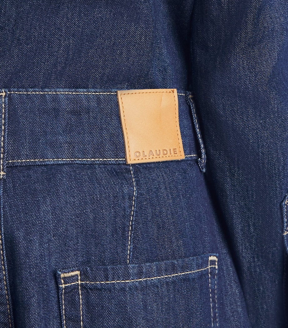 Claudie Pierlot Womens Barrel Jeans Blue Denim Image 3