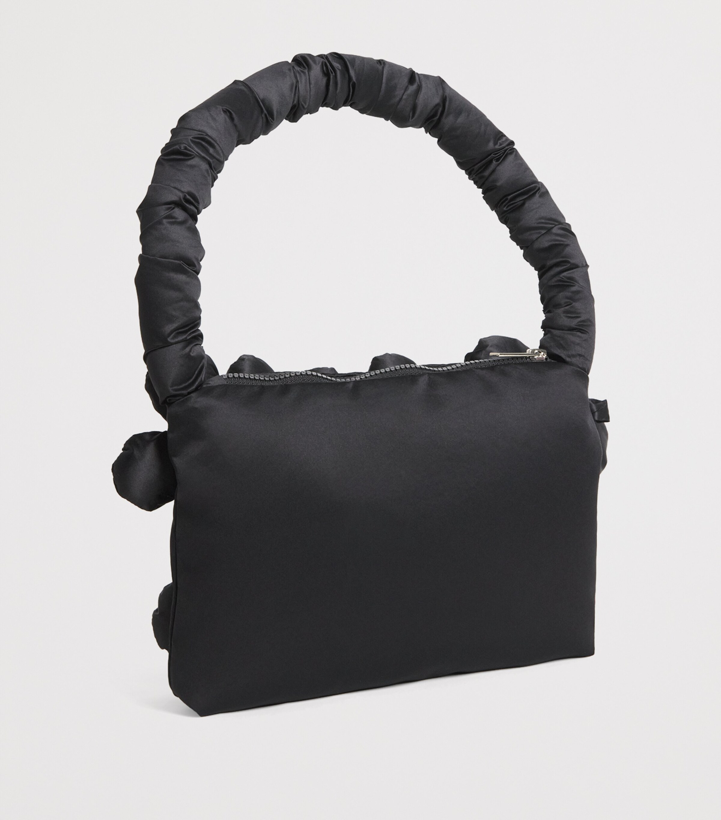 Monnalisa Quilted Flower Bag Nero Image 2