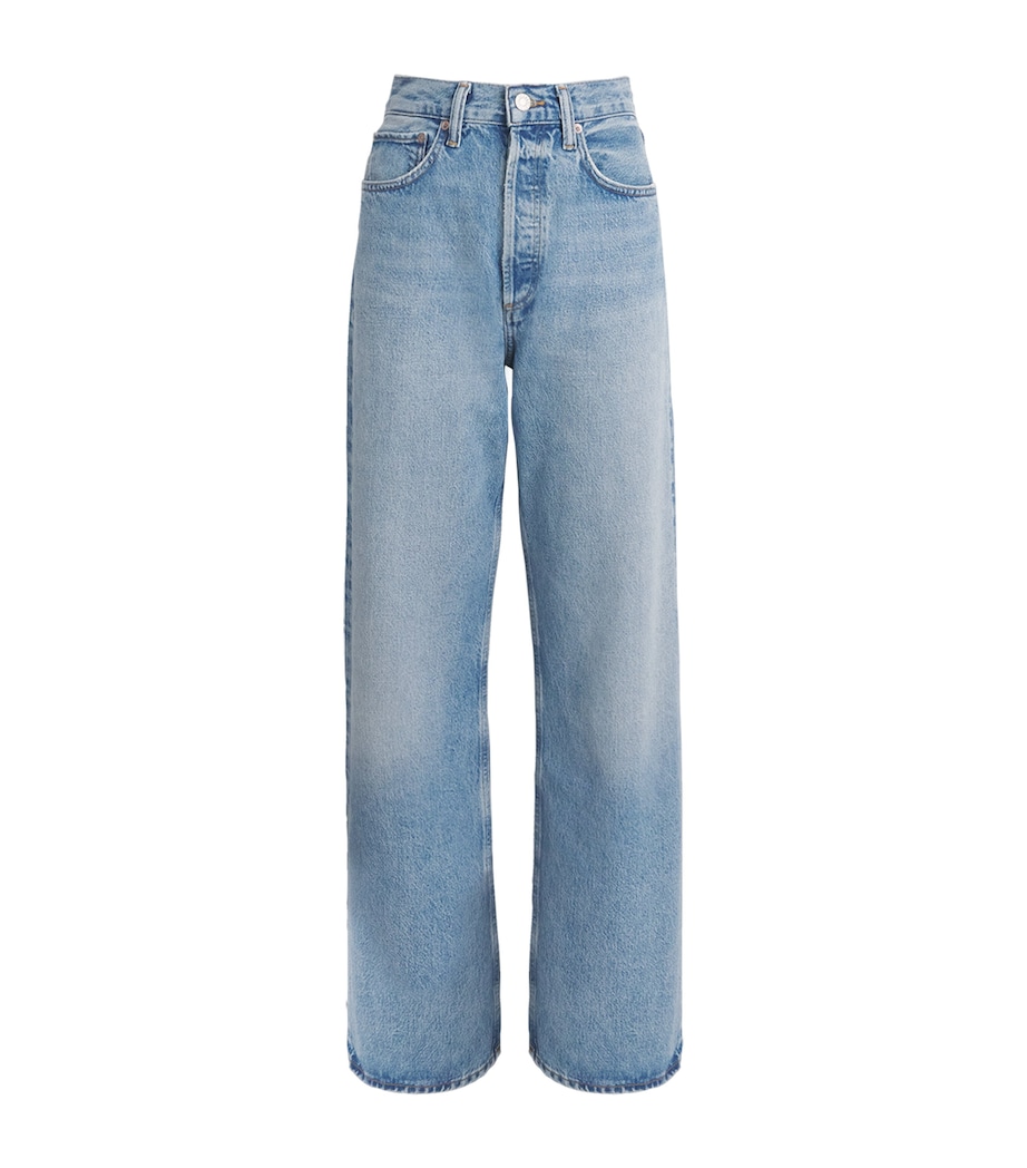 AGOLDE Womens Vintage Loose Wide-Leg Jeans Outbreak Image 1