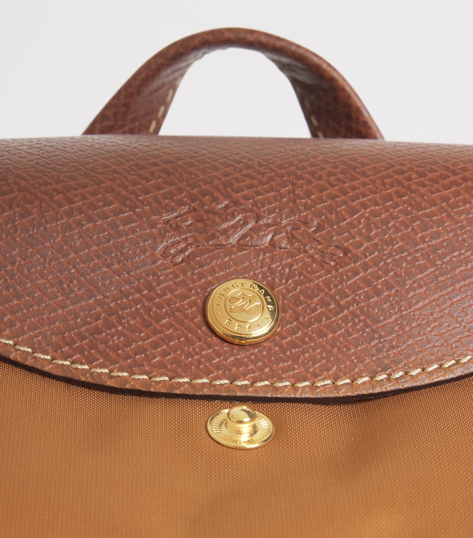Medium Le Pliage Original Backpack 504 COGNAC Image 6
