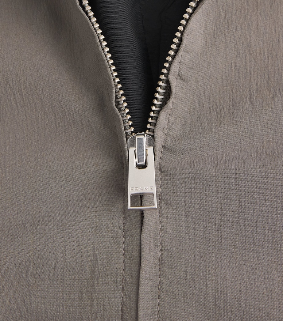 FRAME Mens Cotton-Blend Jacket Grey Image 6