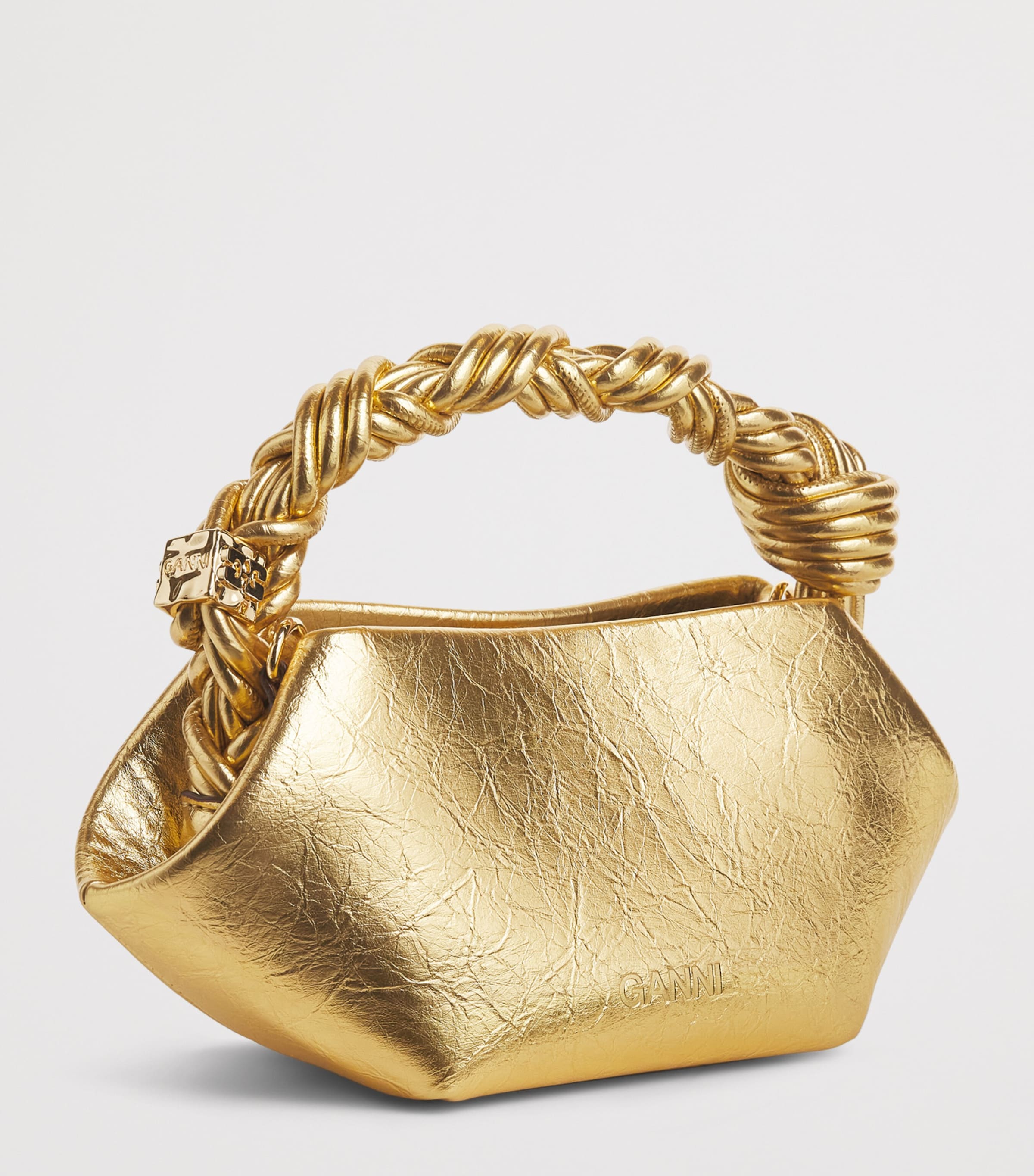 Mini Metallic Bou Top-Handle Bag 339 GOLD Image 3