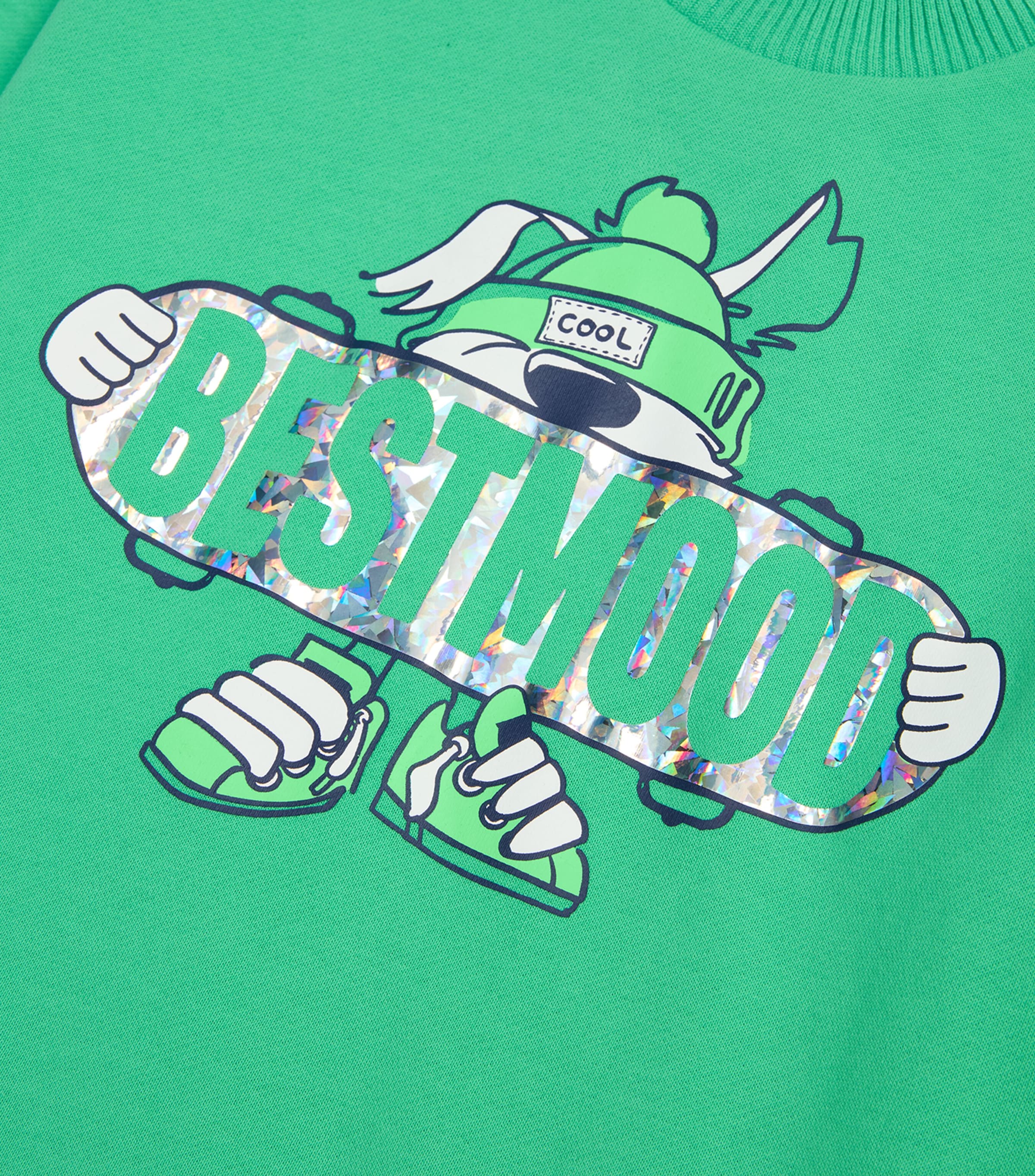 Billieblush Best Mood Sweatshirt (2-6 Years) Blarney Image 2