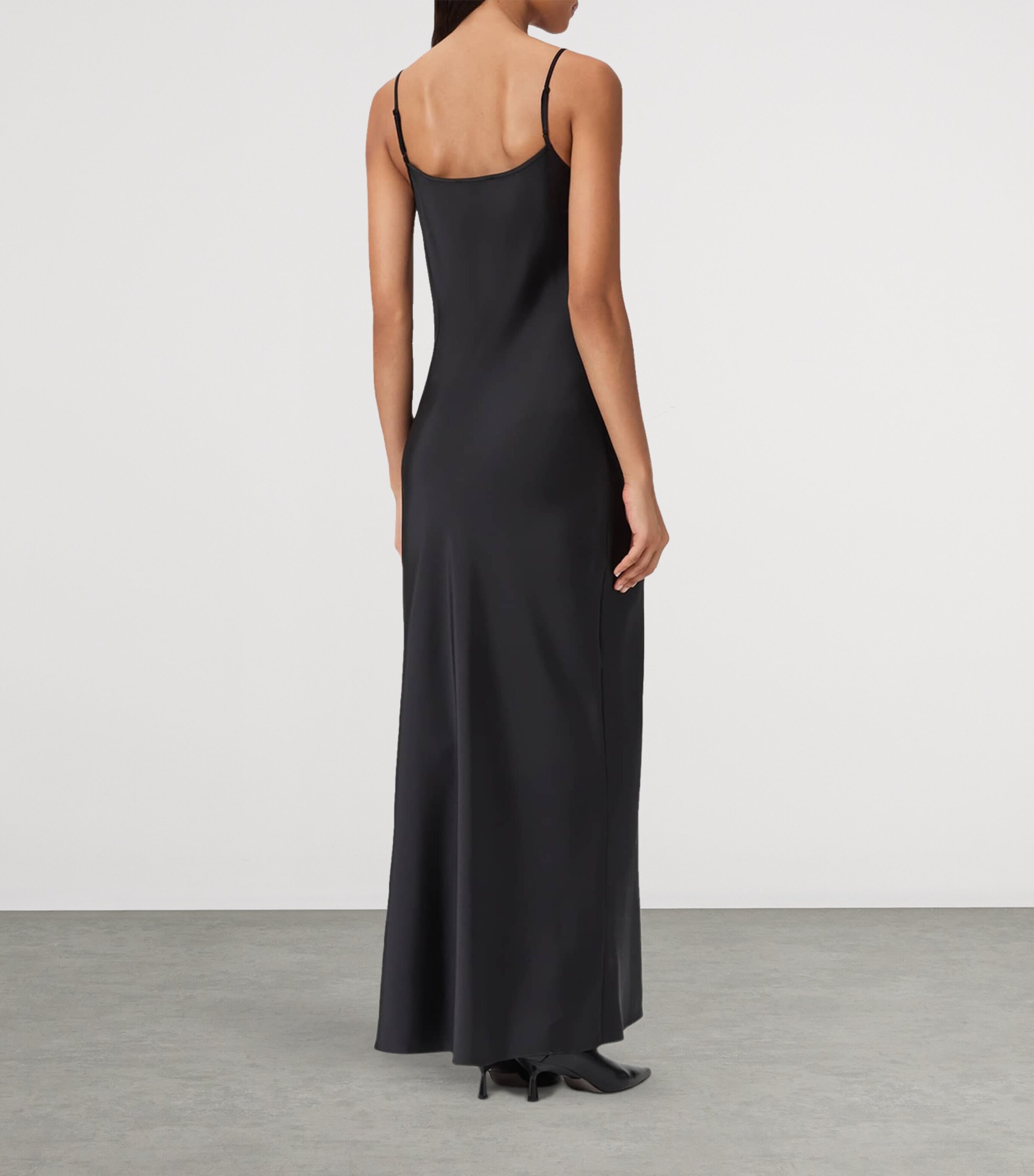 Merino Wool Juno Sweater and Maxi Dress SHADOW BLACK Image 6