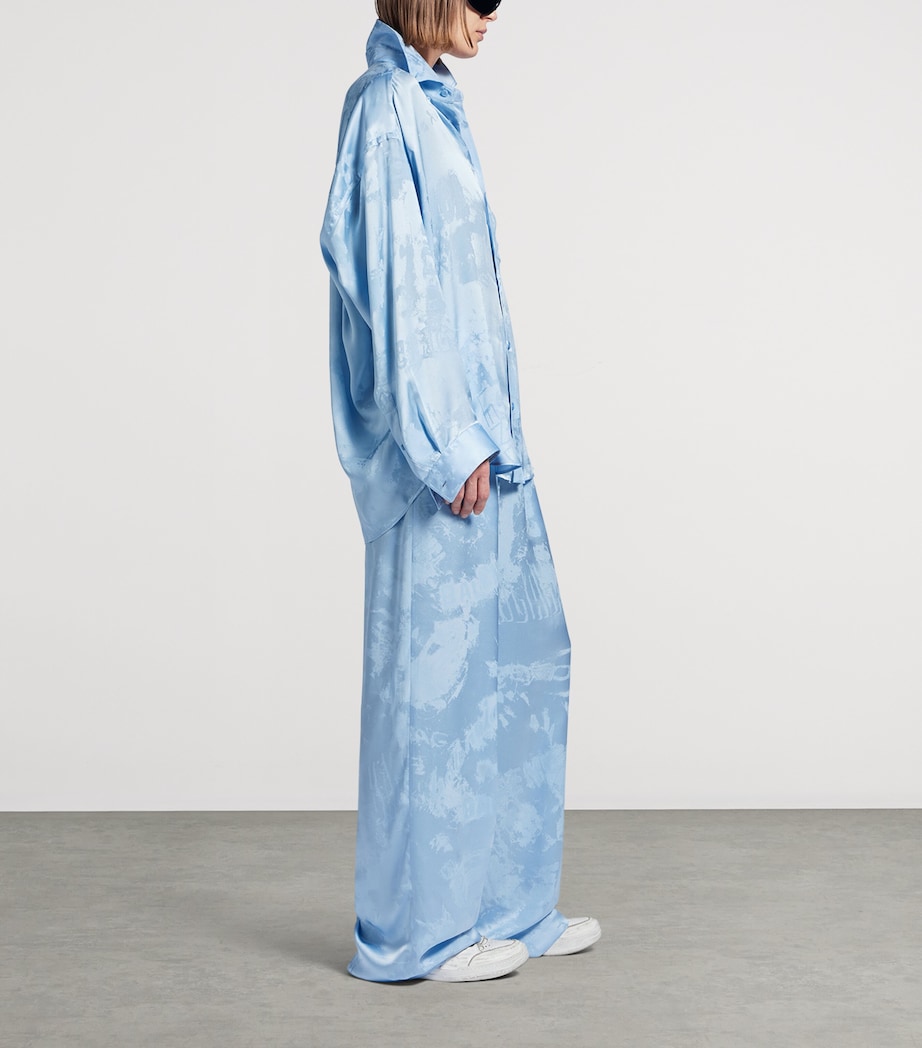 Silk Jacquard Cocoon Shirt 5840 Image 4