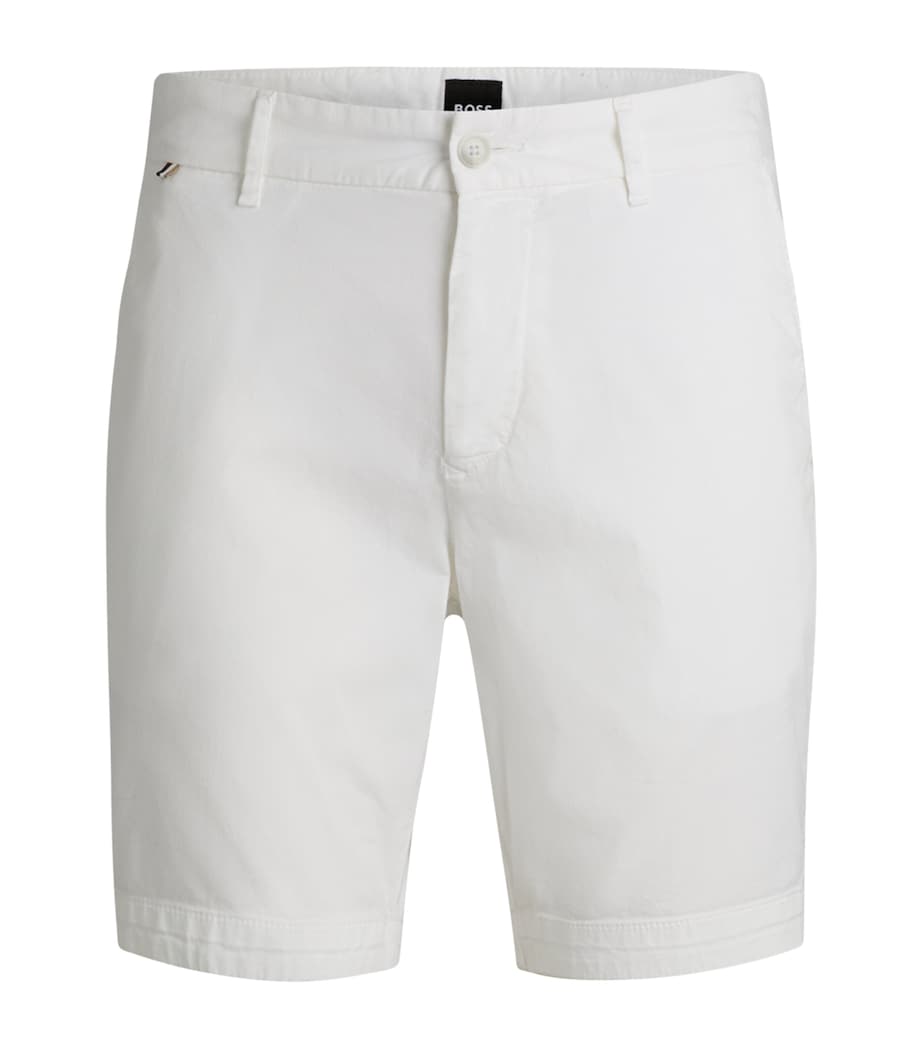 Stretch-Cotton Slim Shorts 100 Image 1