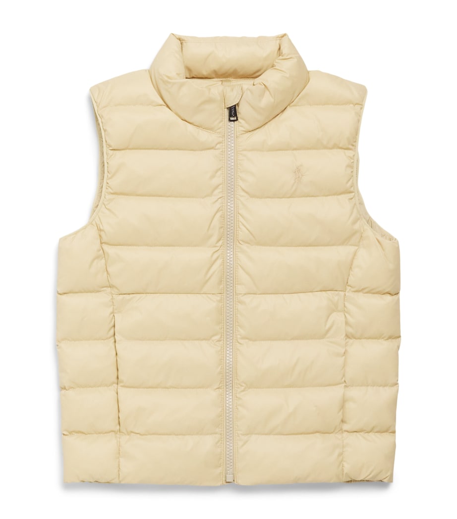 Ralph Lauren Kids Quilted Gilet (2-7 Years) Tallow Cream Image 1