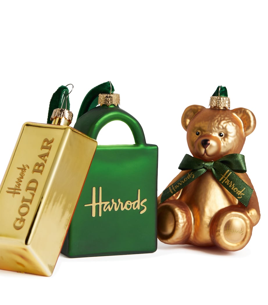 Glass-Blown Heritage Tree Decorations (Set of 4) MULTI Image 5