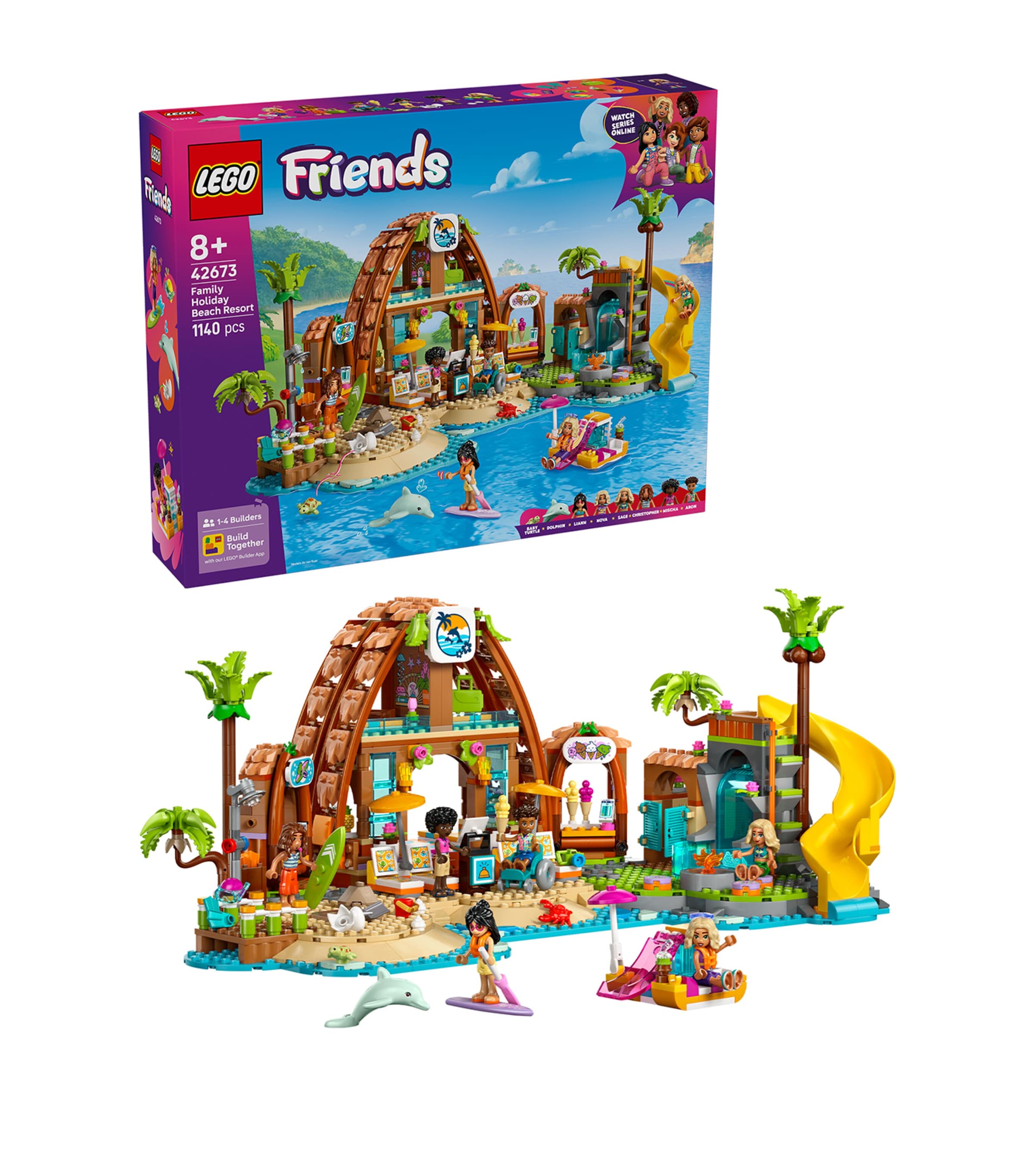 LEGO Friends Family Vacation Beach Resort 42673 MULTI Image 2