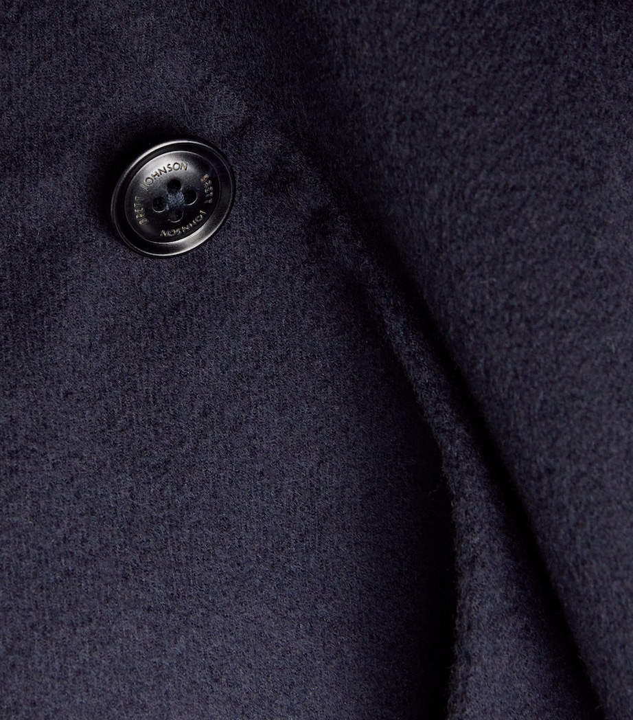 Double Cashmere Overshirt NAVY Image 5