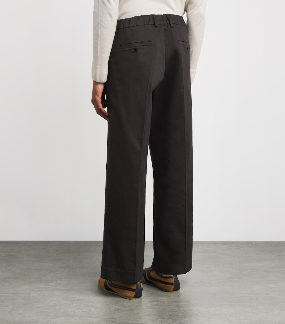 Stretch-Organic Cotton Kay Trousers DUSKY PORT Image 4