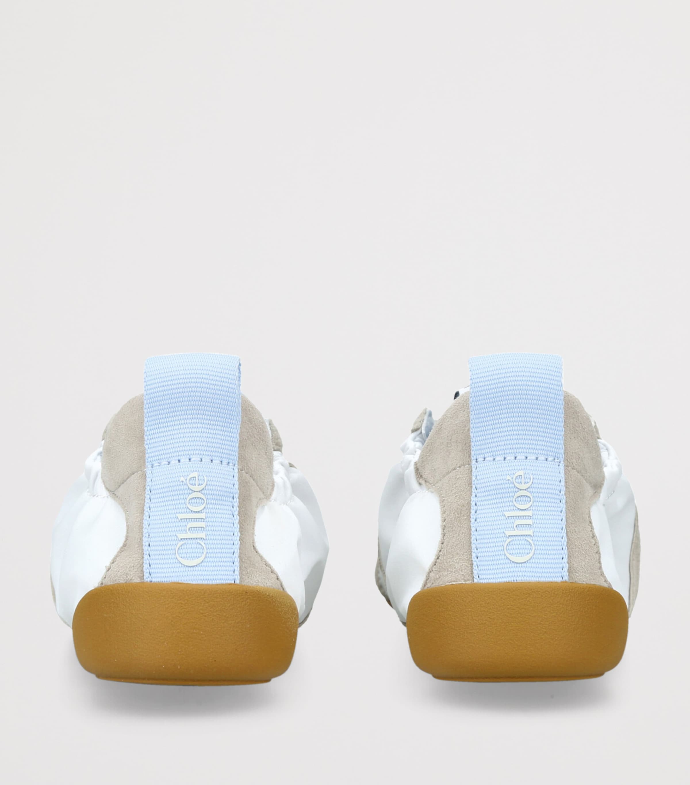 Leather Kick Sneakers PALE BLUE Image 2