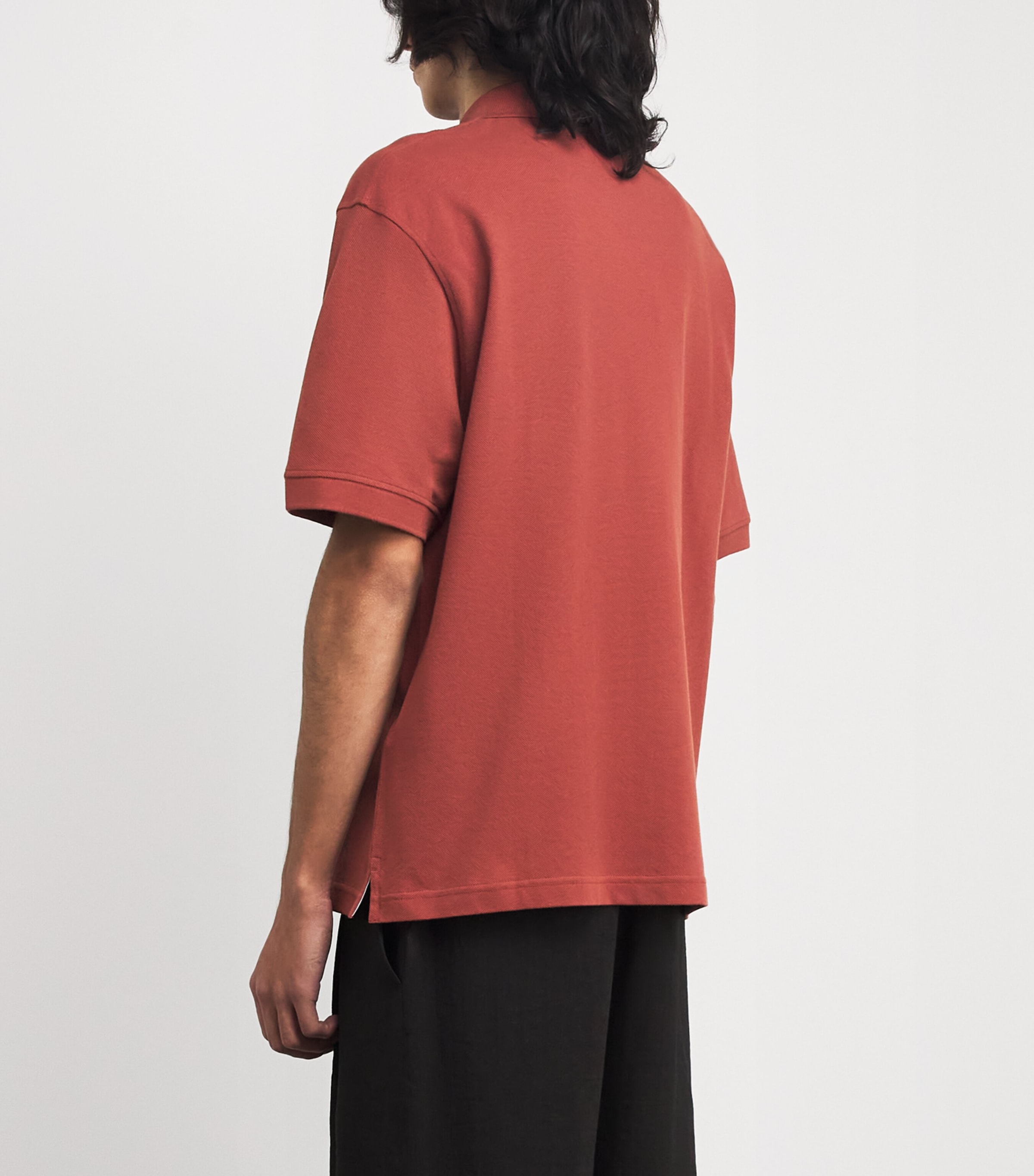 Cotton Embroidered Polo Shirt V0015 Image 4