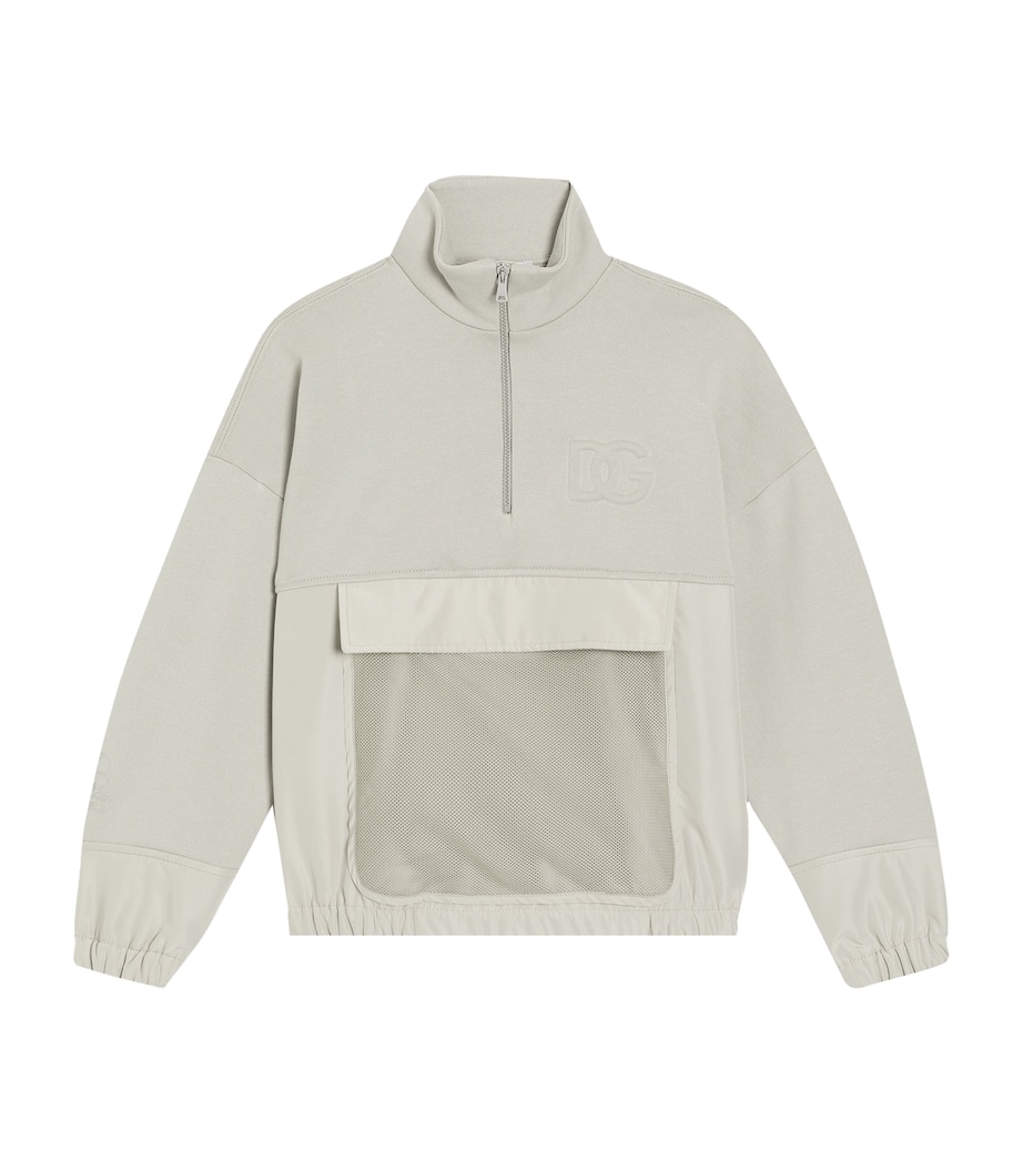 Cotton-Blend Utility Sweatshirt (8-12 Years) S9000-COMBINED Image 1