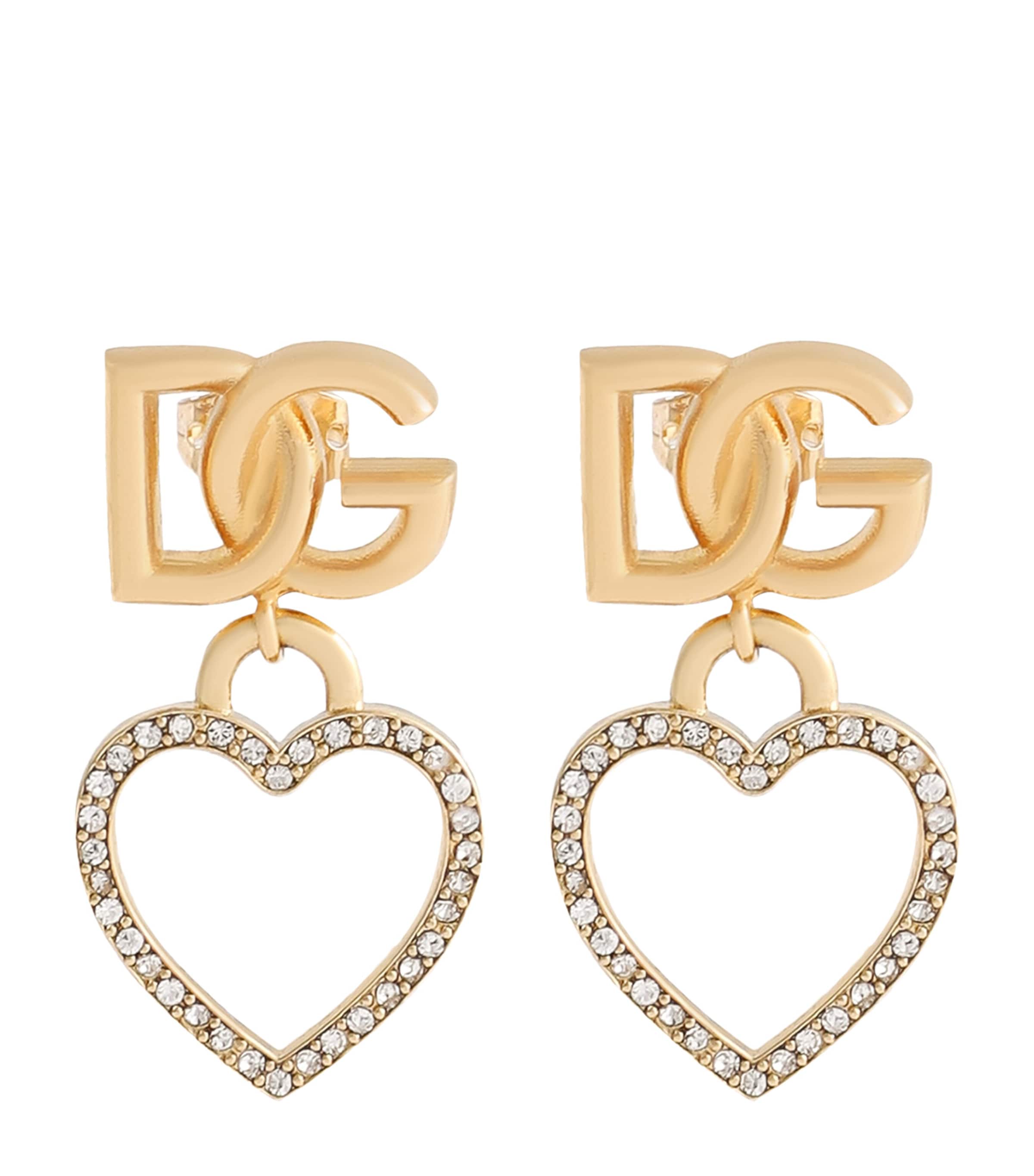 Logo Heart Earrings ZOO00-GOLD Image 1