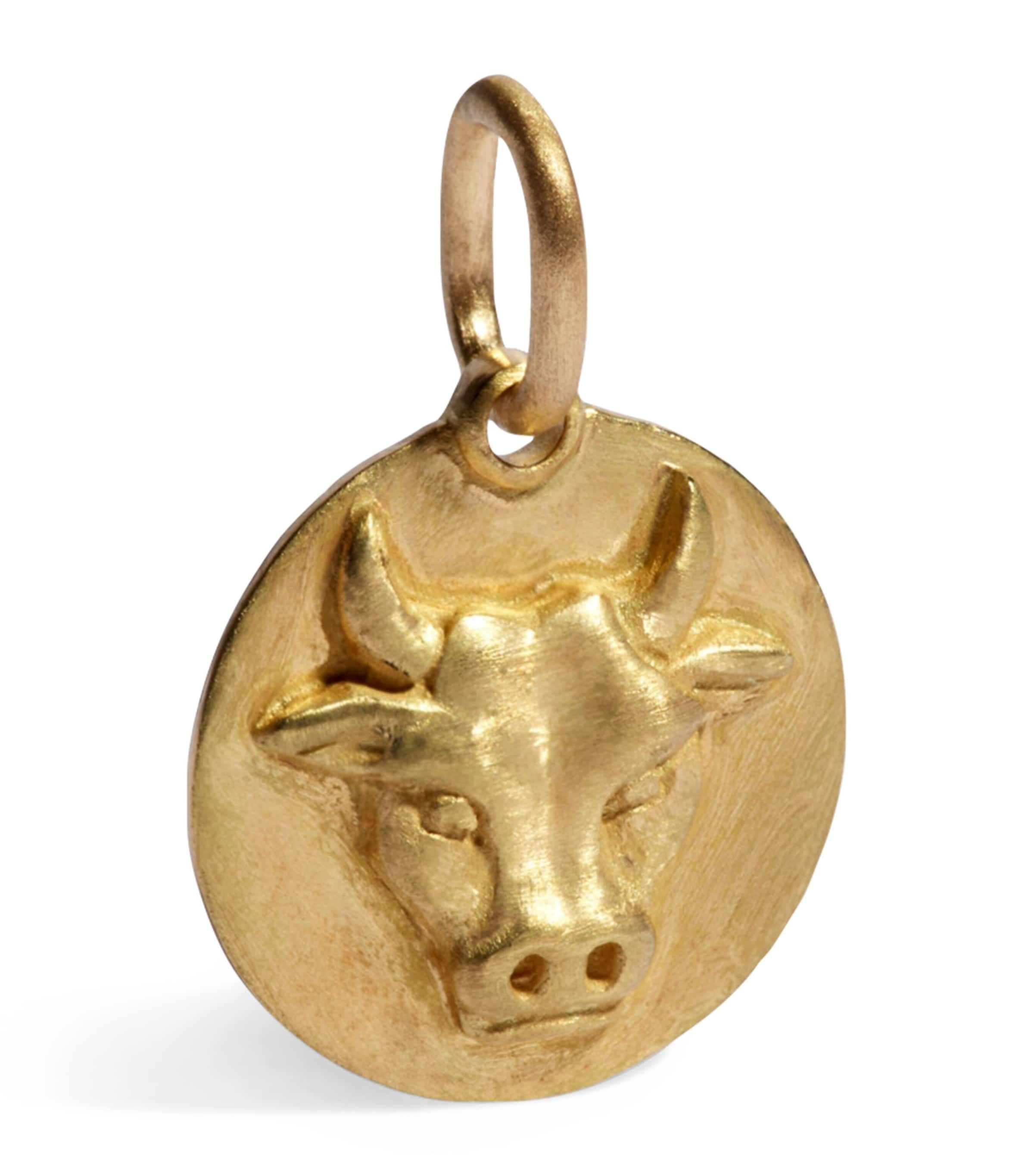 Shop Annoushka Yellow Gold Mythology Taurus Pendant