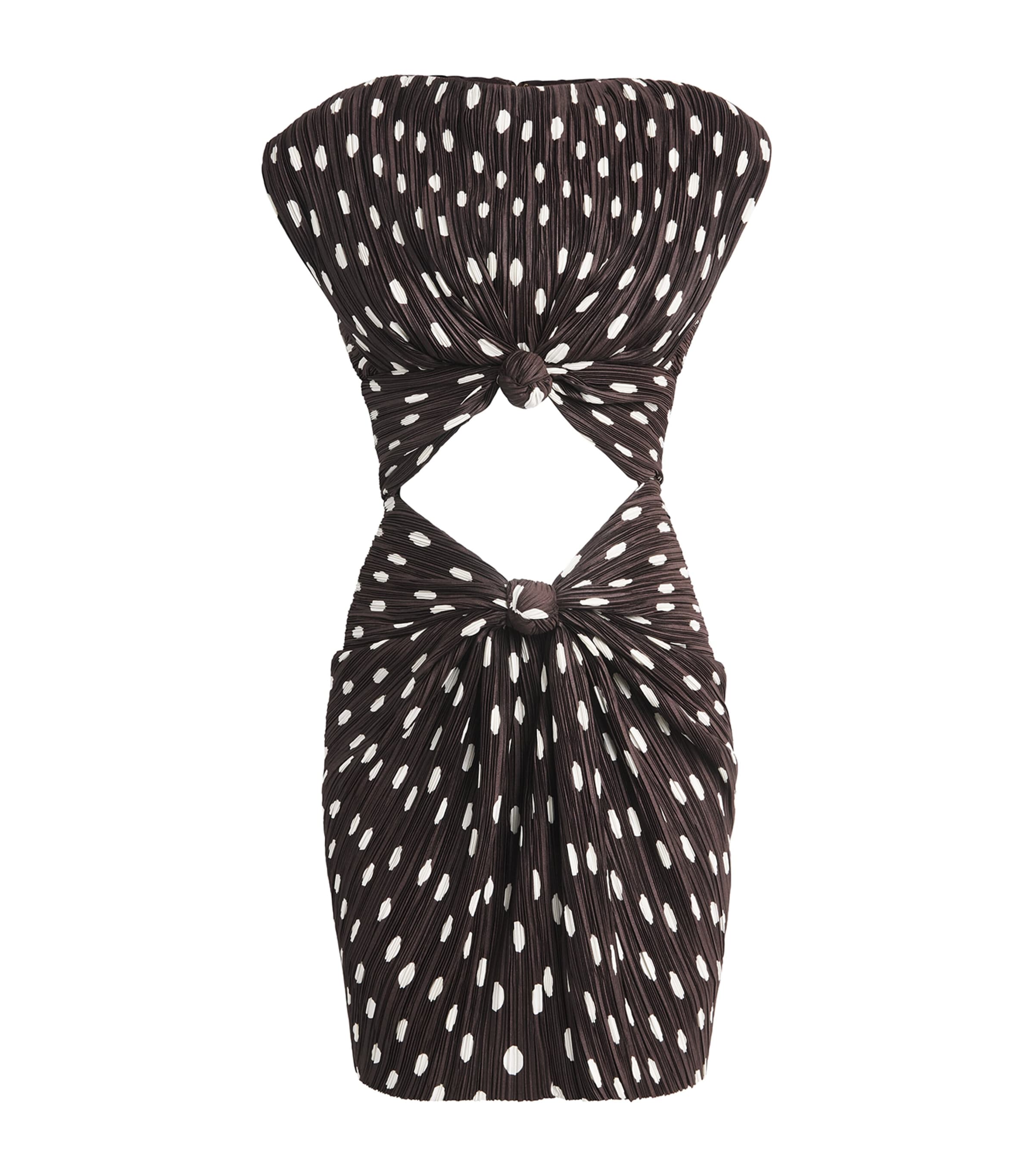Cult Gaia Womens Polka Dot Marilou Mini Dress Dt Luwak Image 1