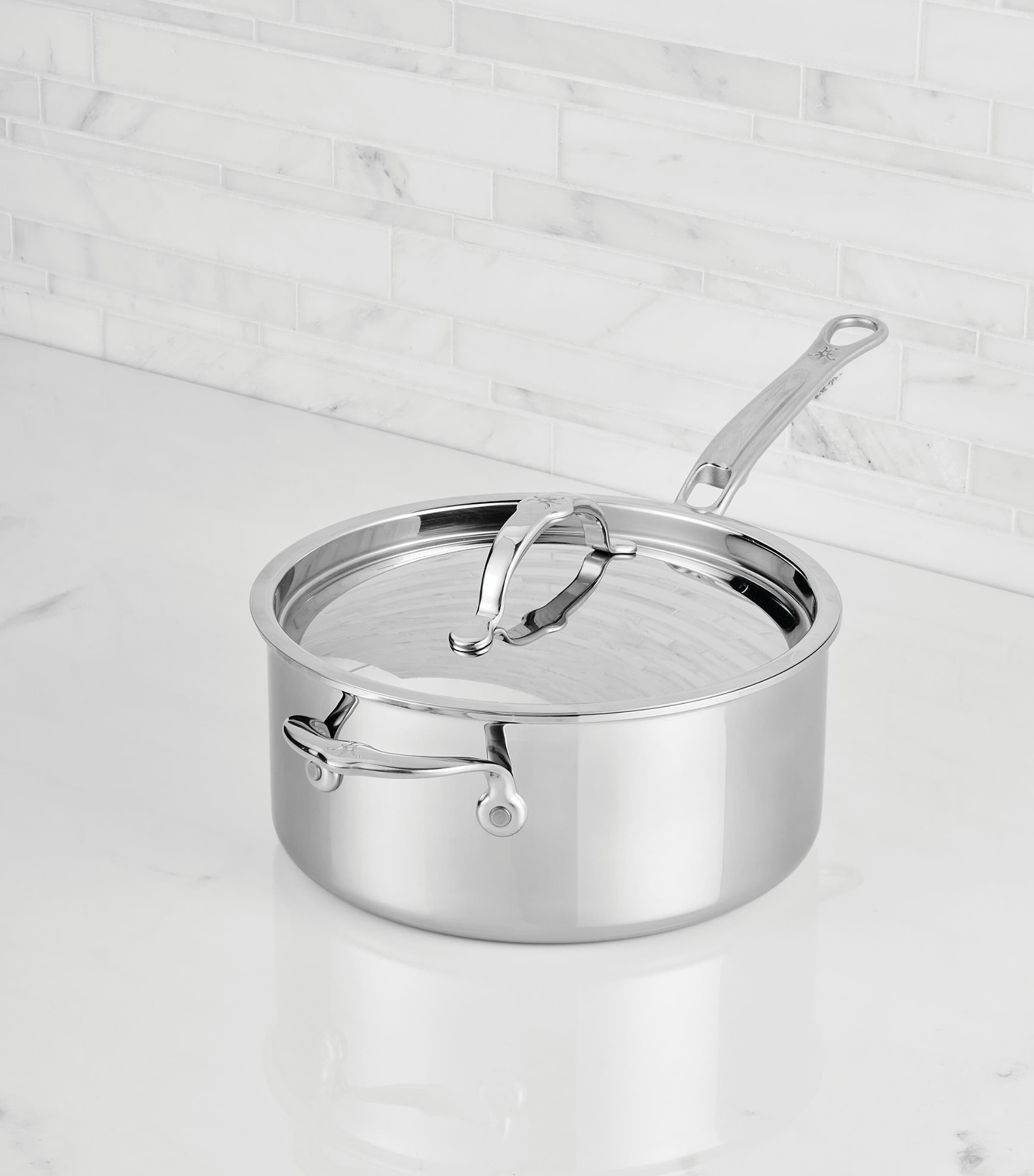 ProBond Luxe Covered Saucepan (22cm) SILVER Image 5