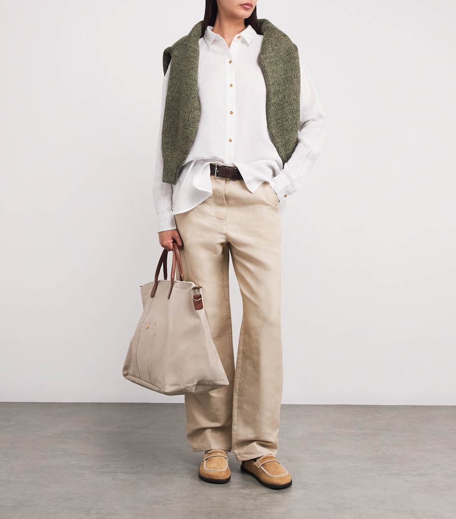 Linen Hampton Shirt WHTE/SFRI DRS TRTN Image 2