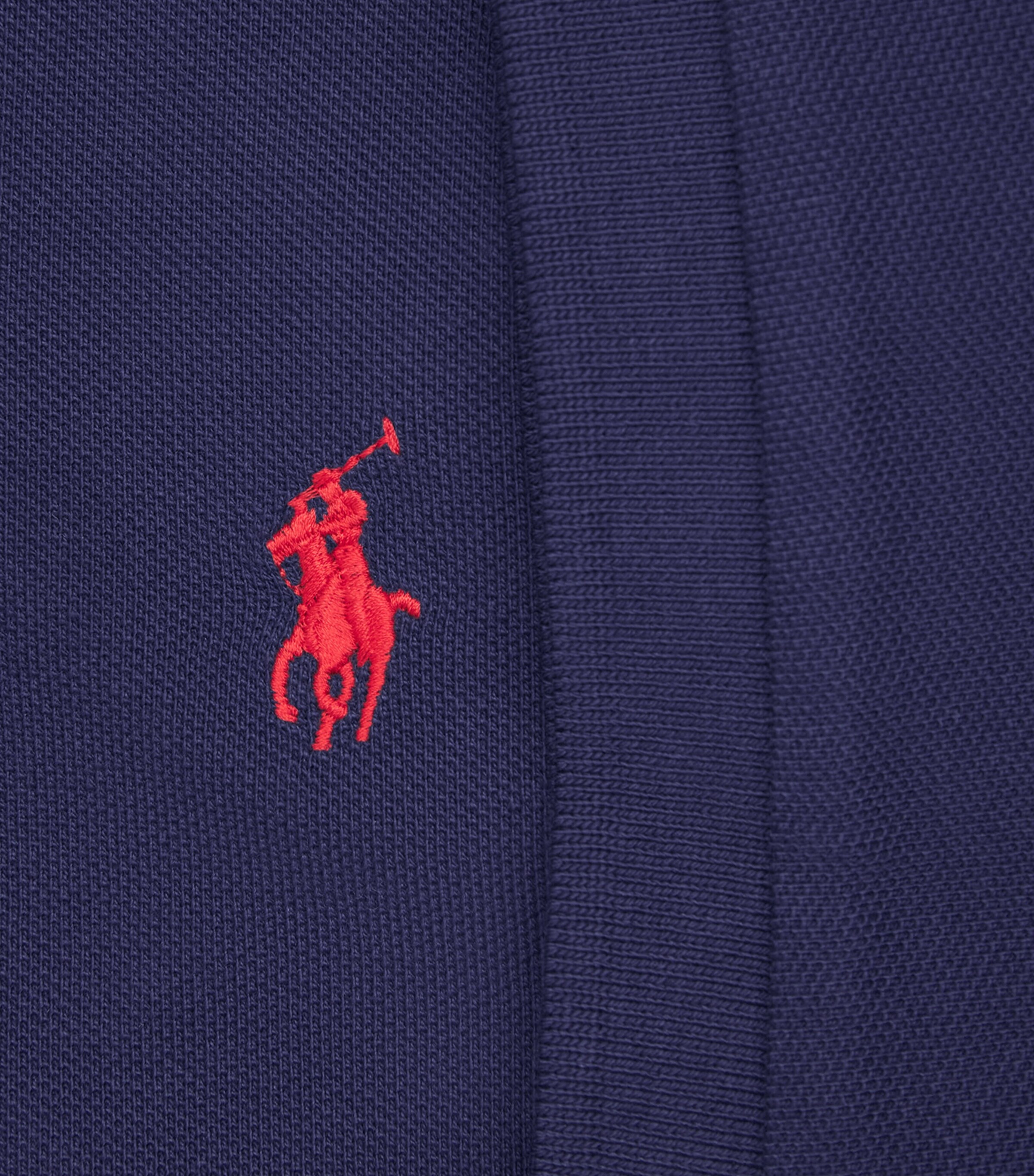 Polo Ralph Lauren Mens Cotton Mesh Custom-Fit Polo Shirt Newport Navy Image 6
