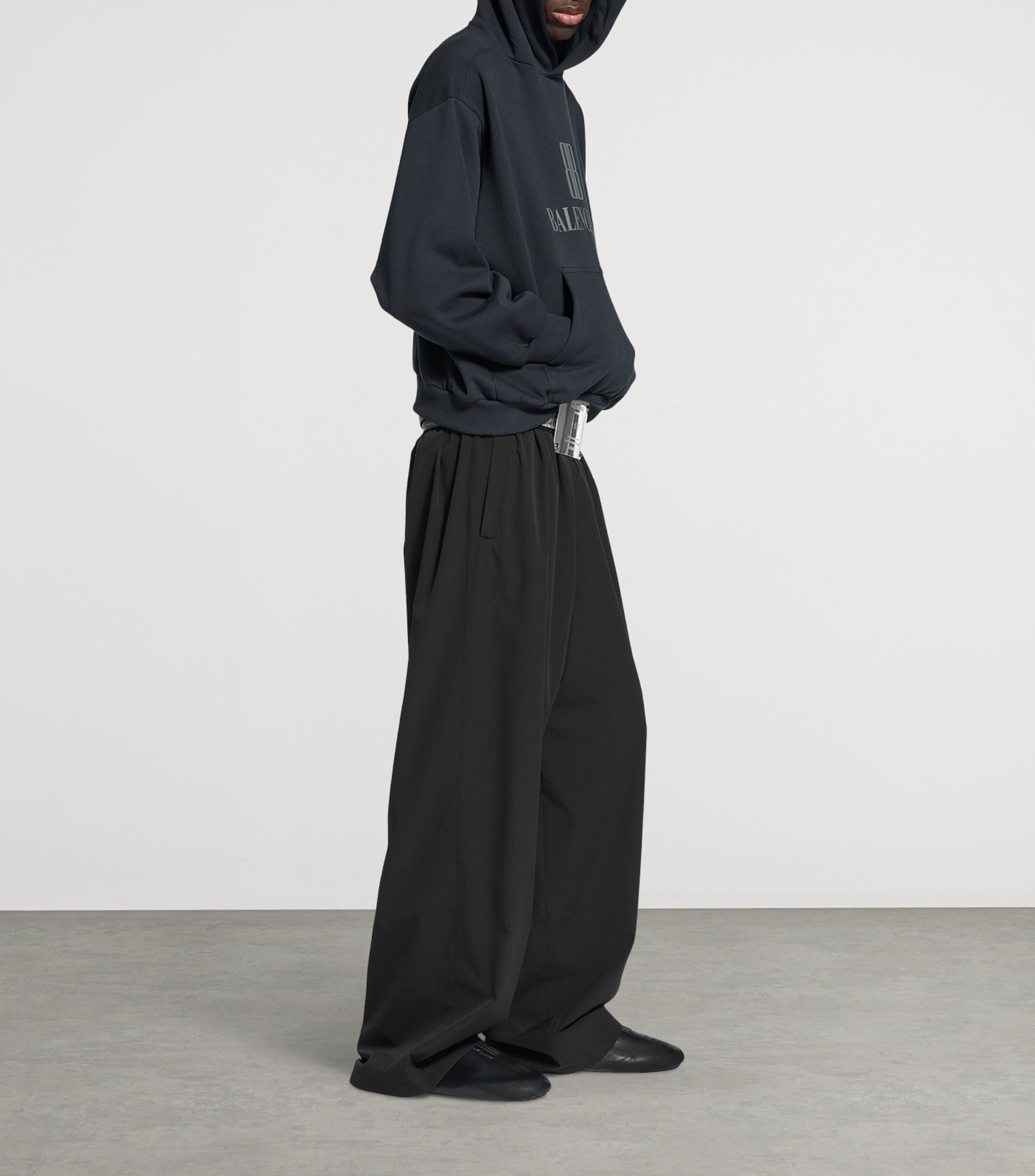 Oversized Cotton Logo Hoodie 1083 Image 6