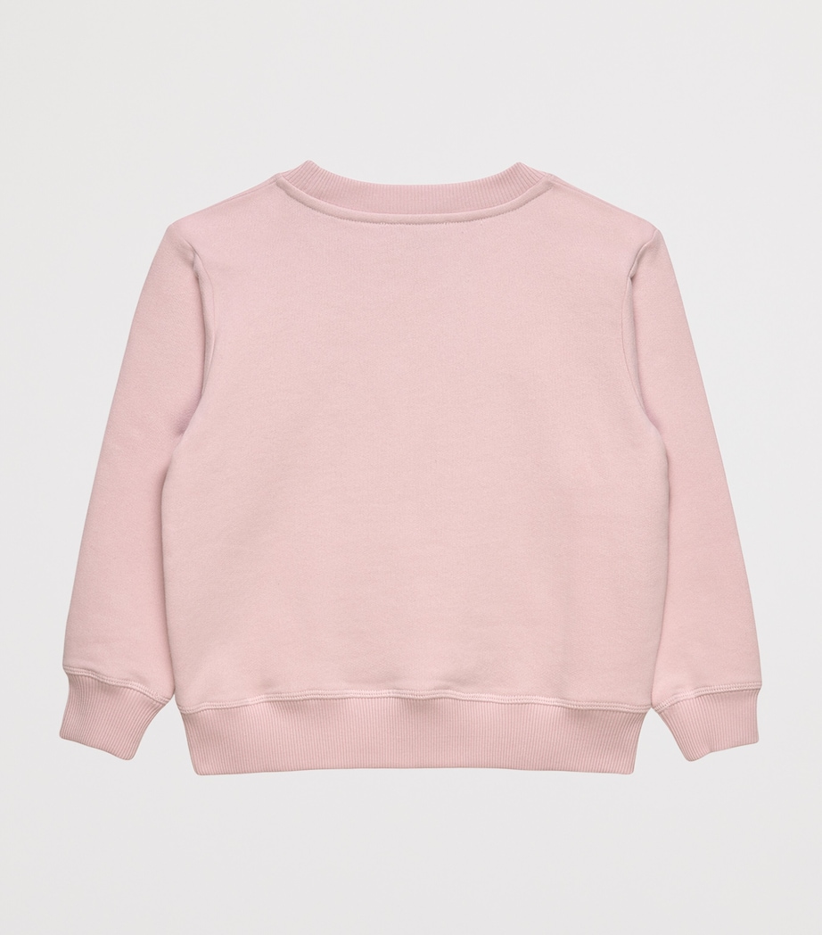 Trotters Cotton Fawn Sweatshirt (6-11 Years) Pink Image 2