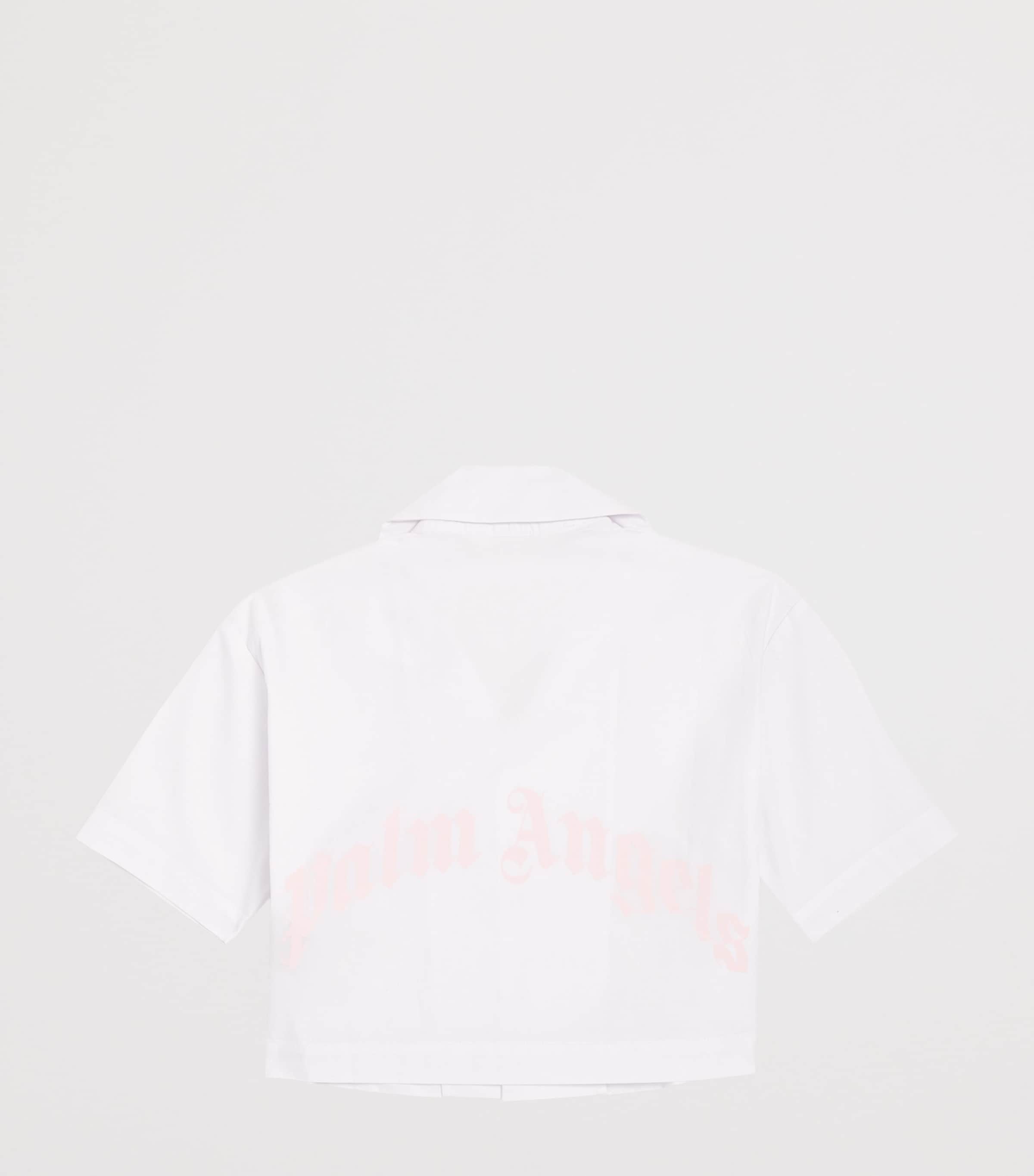 Cotton Curved Logo Shirt (4-12+ Years) 2OFF WHITE Image 2
