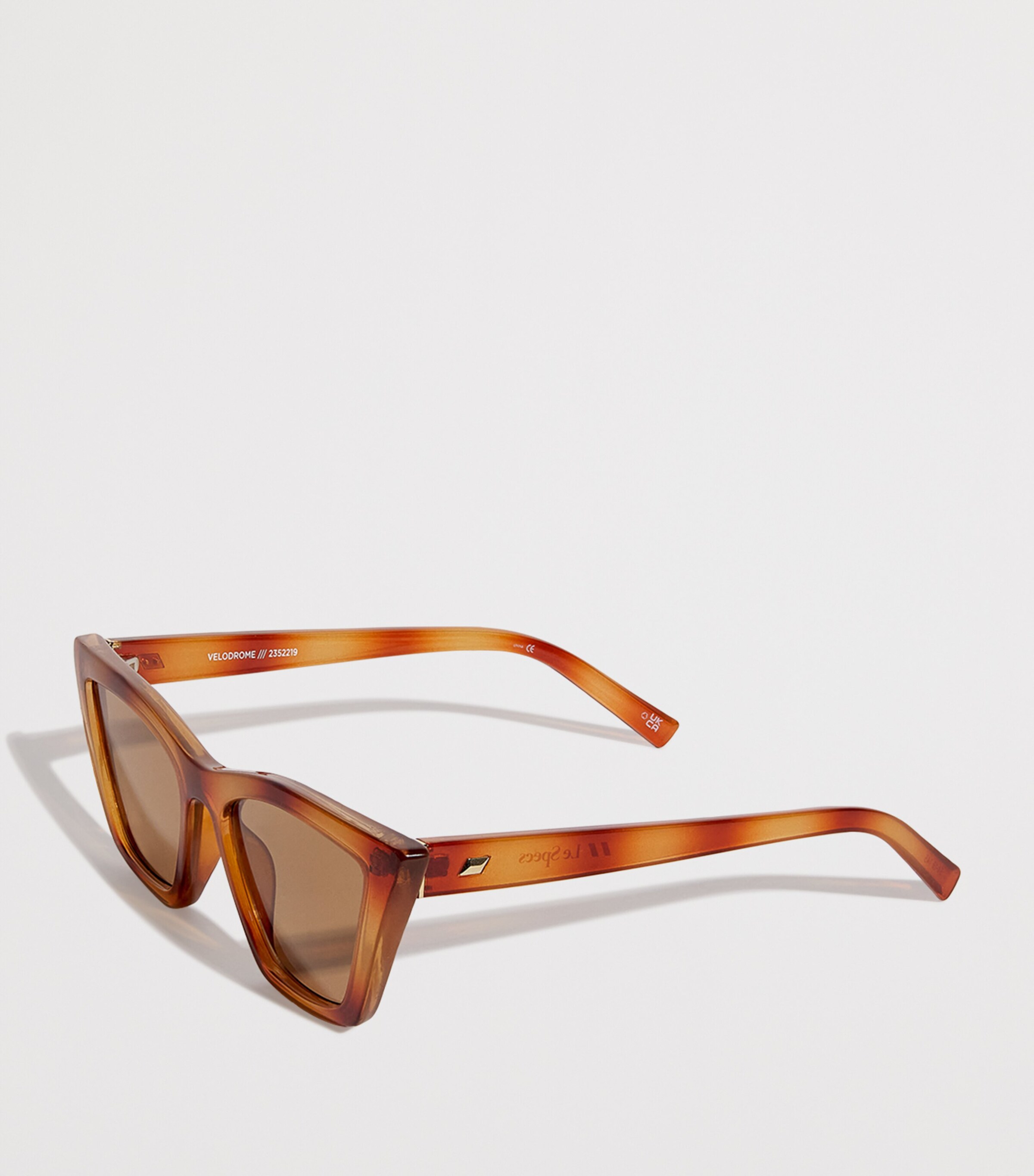 Tortoiseshell Cat Eye Velodrome Sunglasses VINTAGE TORT Image 2