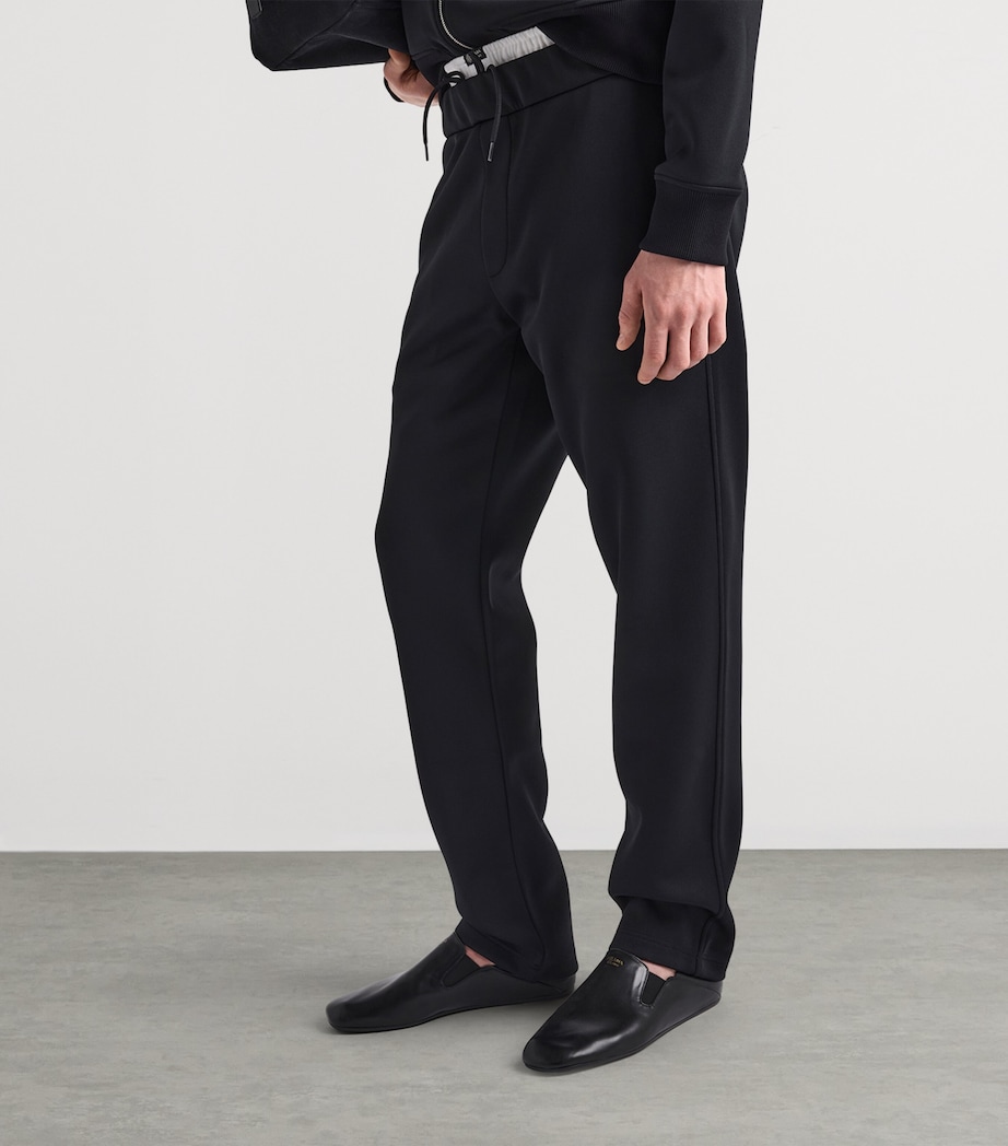 Prada Mens Technical Jersey Sweatpants Black Image 4