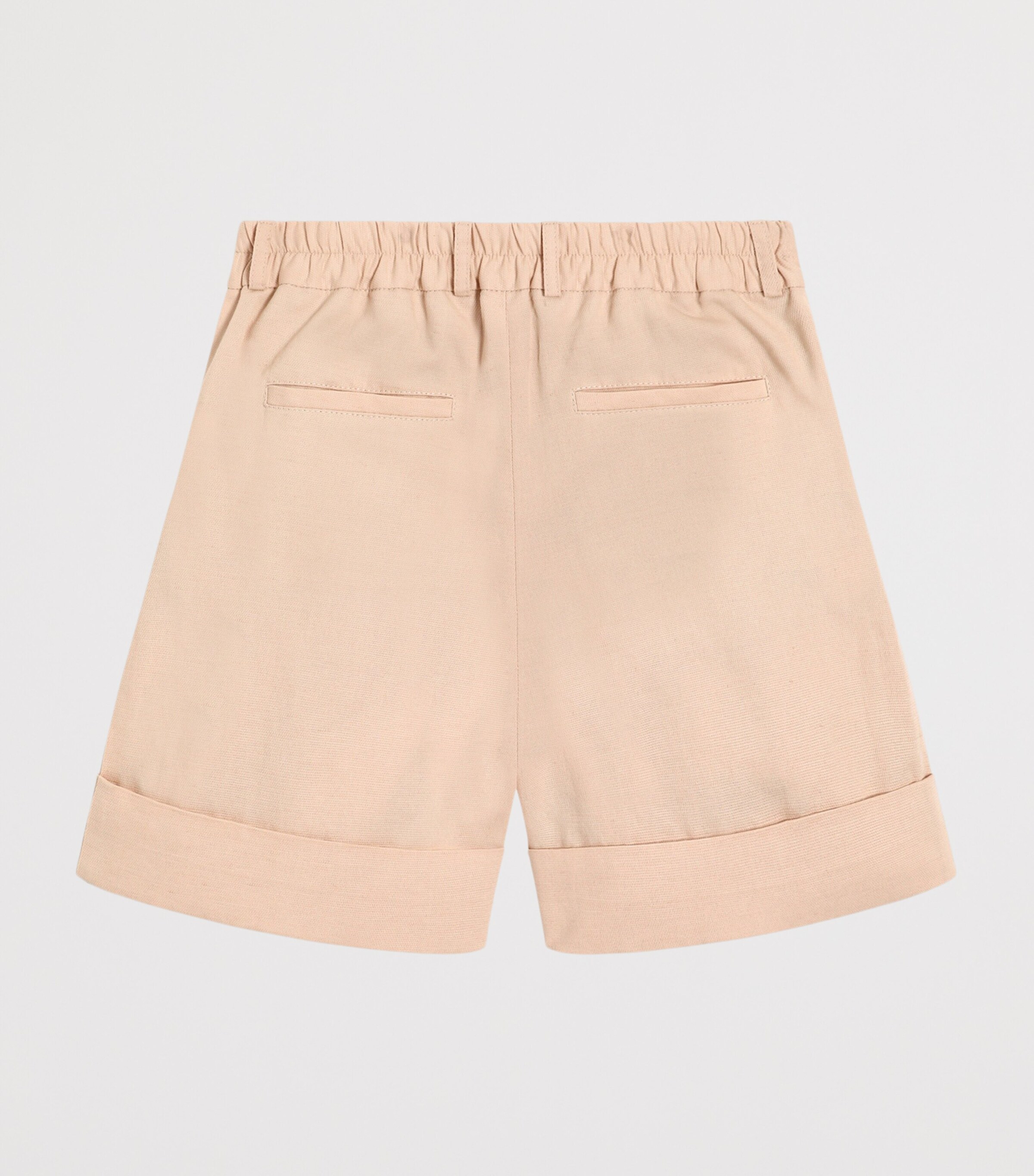 Dolce&Gabbana Kids Cotton-Blend Bermuda Shorts (8-12+ Years) Rosy Beige Image 2