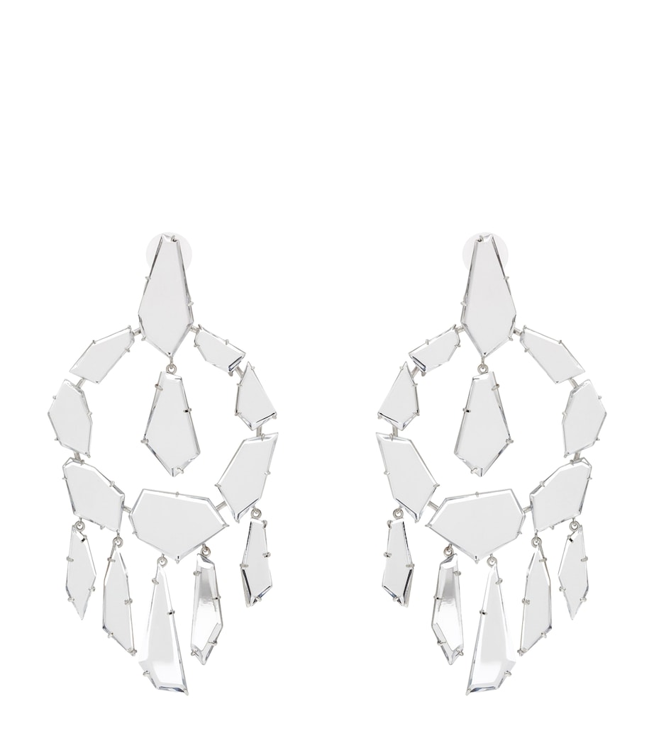 McQueen Mirror Drop Earrings Image 1