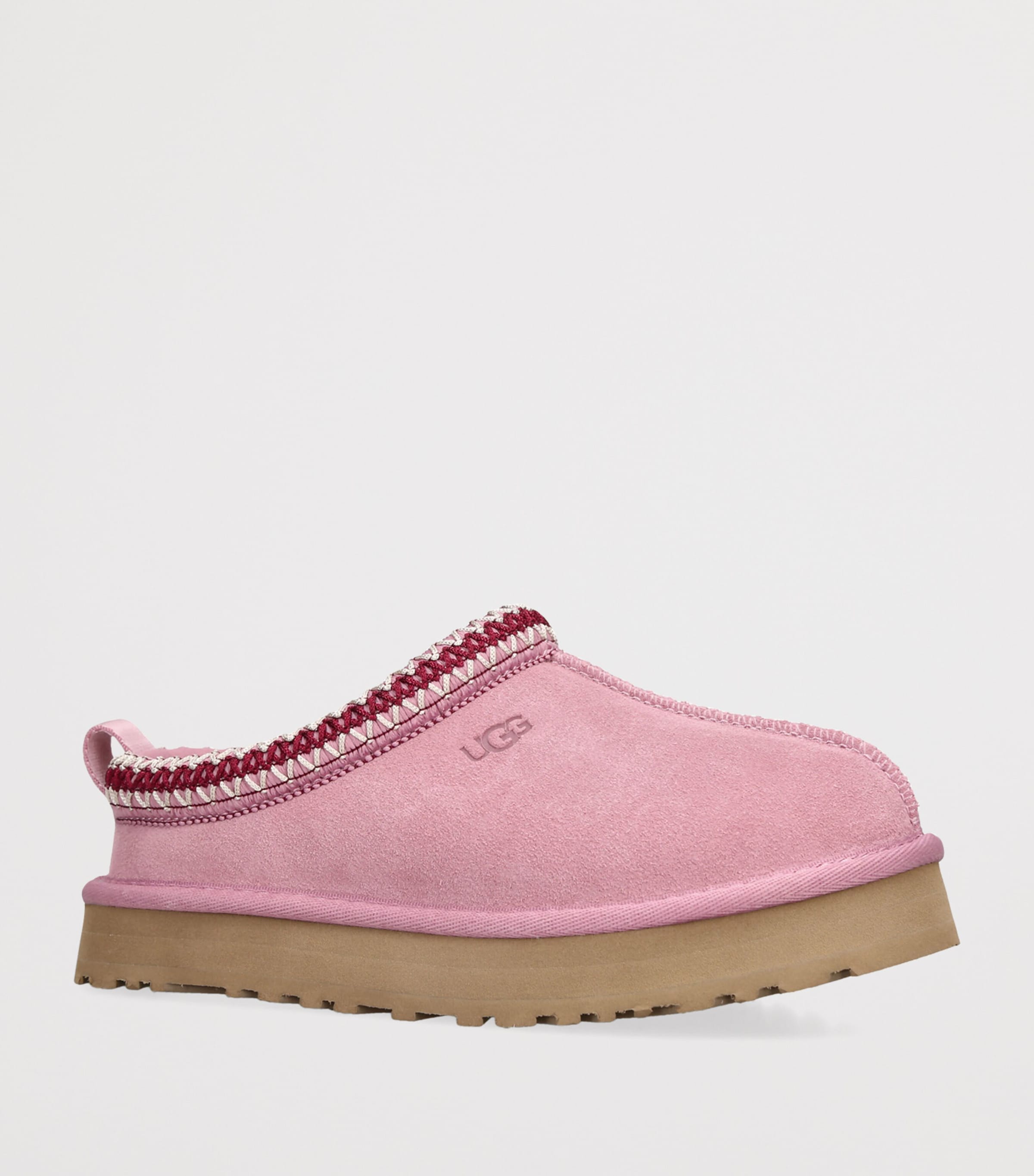 UGG Kids Suede Tazz Slippers Pink Image 2