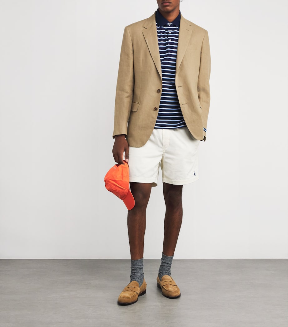 Pima Cotton Custom-Fit Striped Polo Shirt MULTI Image 2