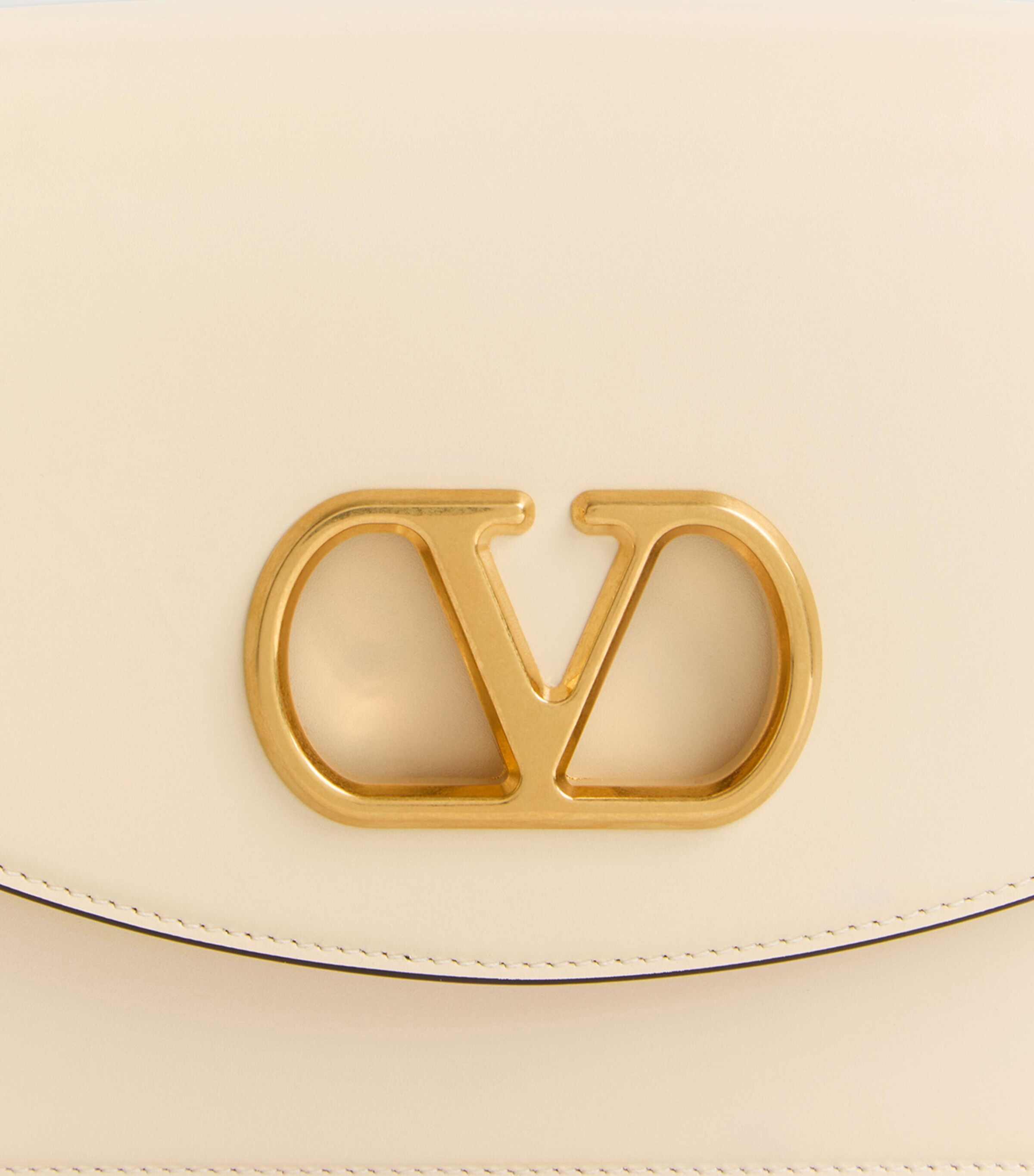 Calf Leather Vain Shoulder Bag REN Image 10