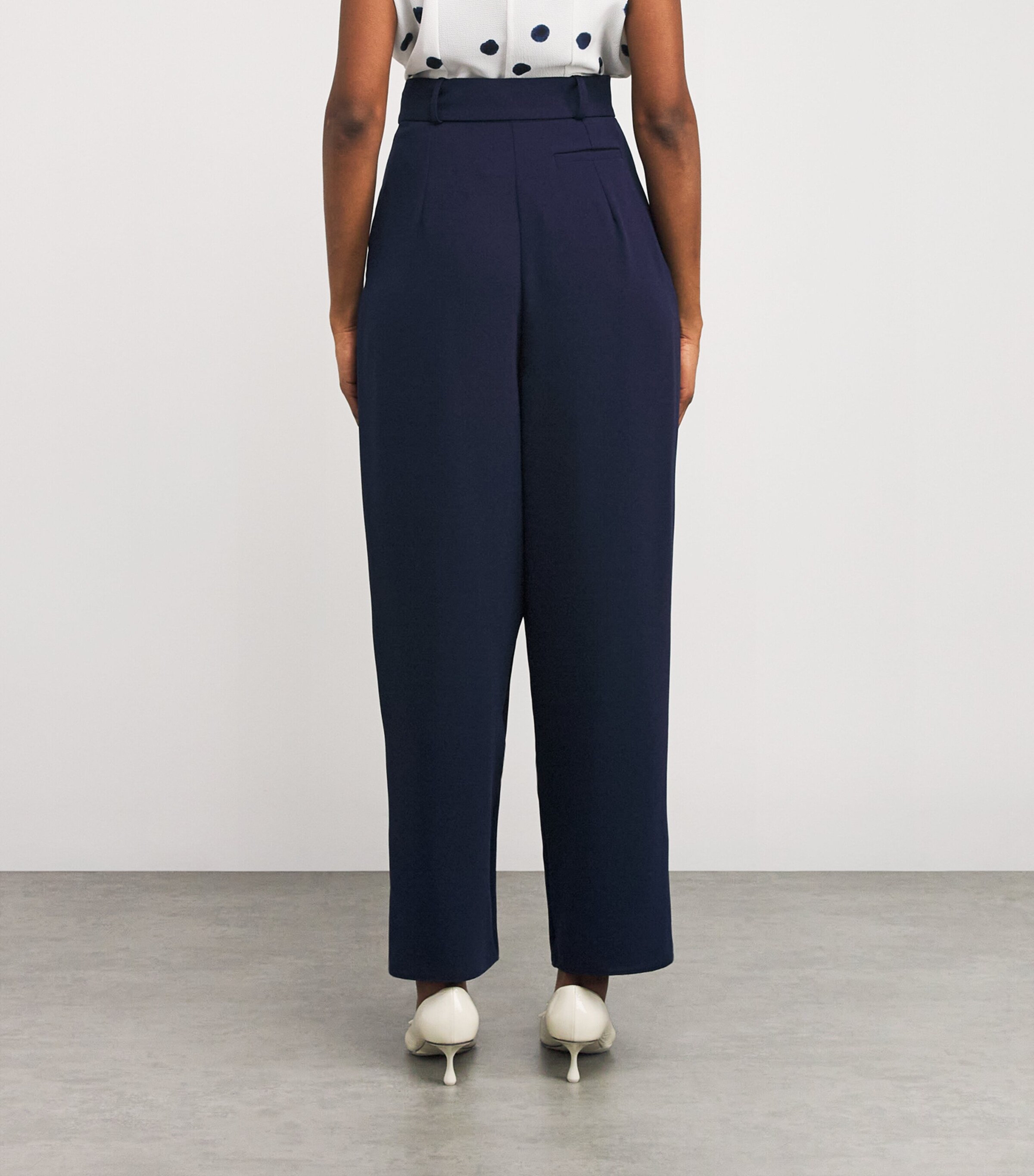 Plait High-Rise Trousers NAV Image 4