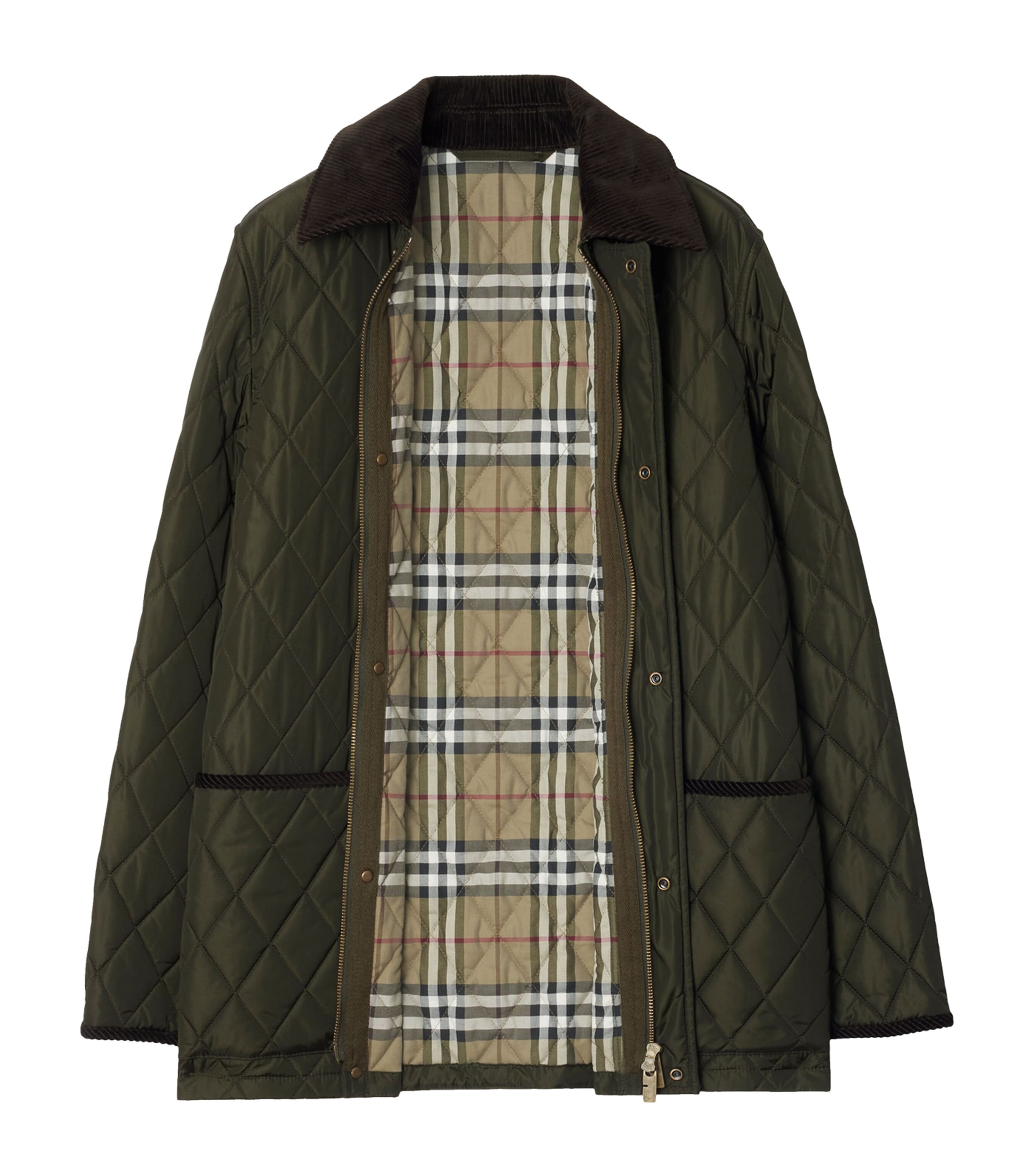 Quilted Barn Jacket SHALE/BRUSH IP CHECK Image 5