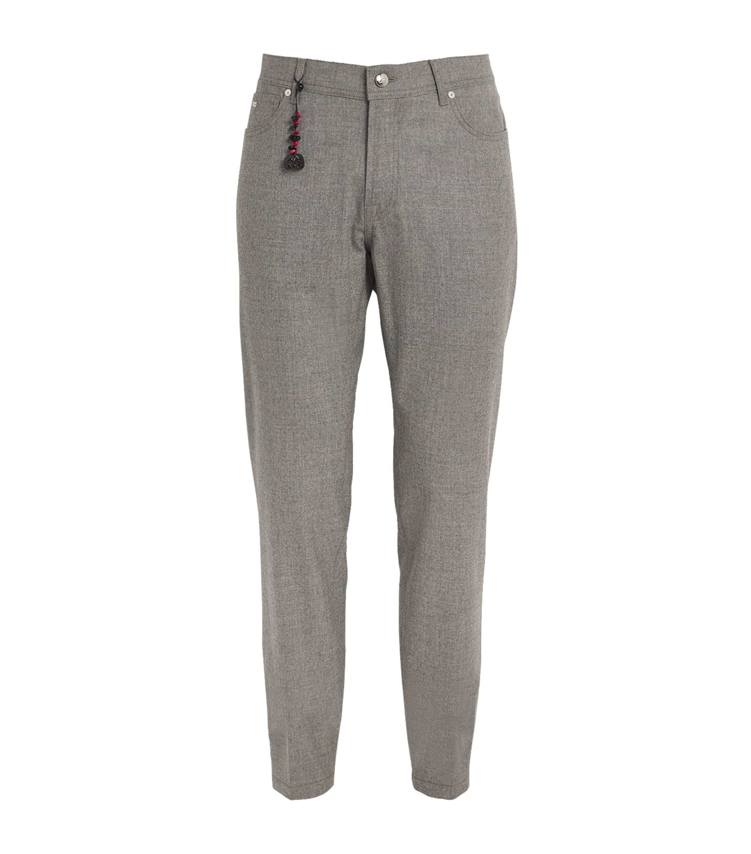 MARCO PESCAROLO CASHMERE TAILORED TROUSERS 