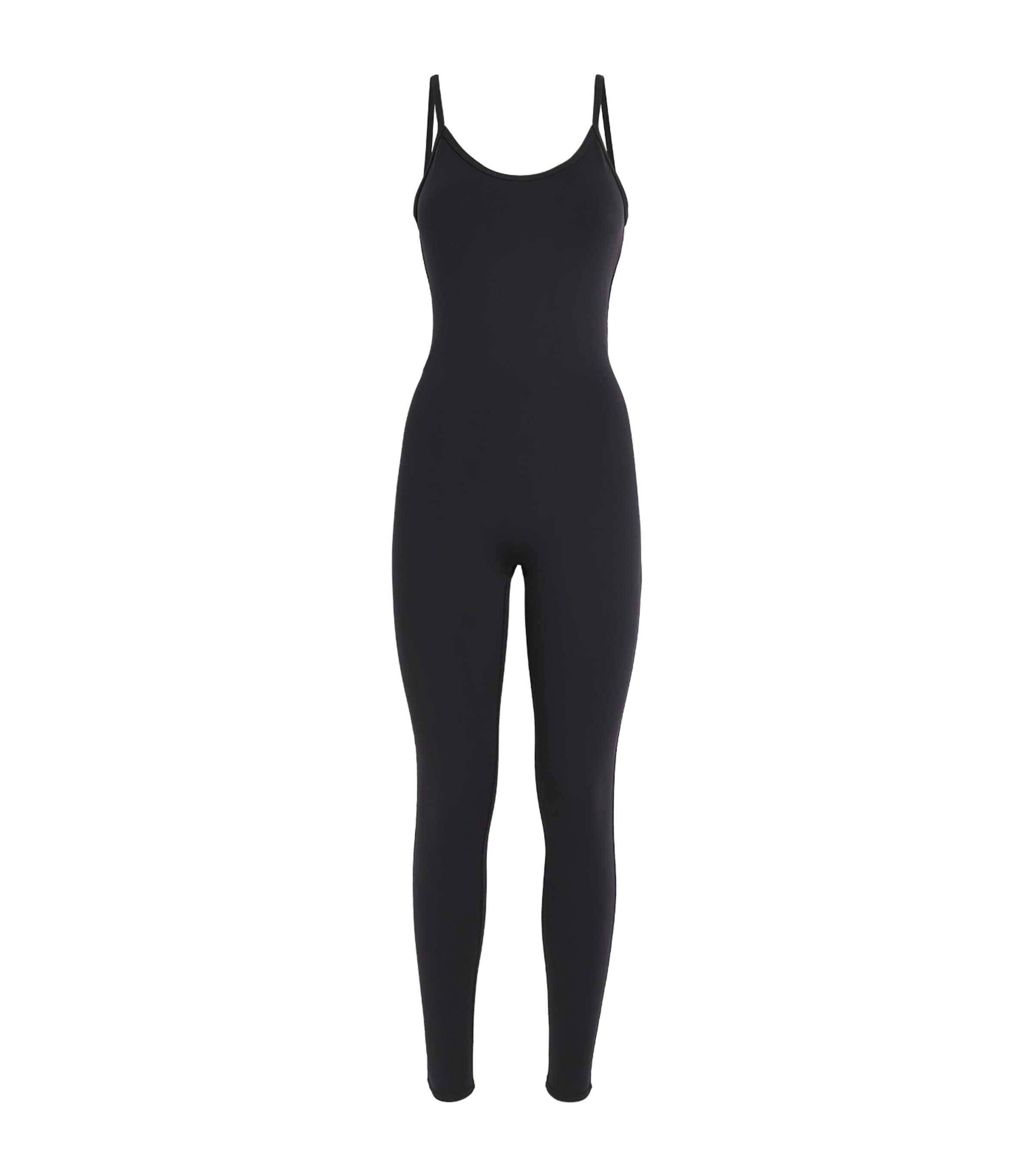 ALO YOGA AIRBRUSH ONE AND DONE ONESIE BLACK