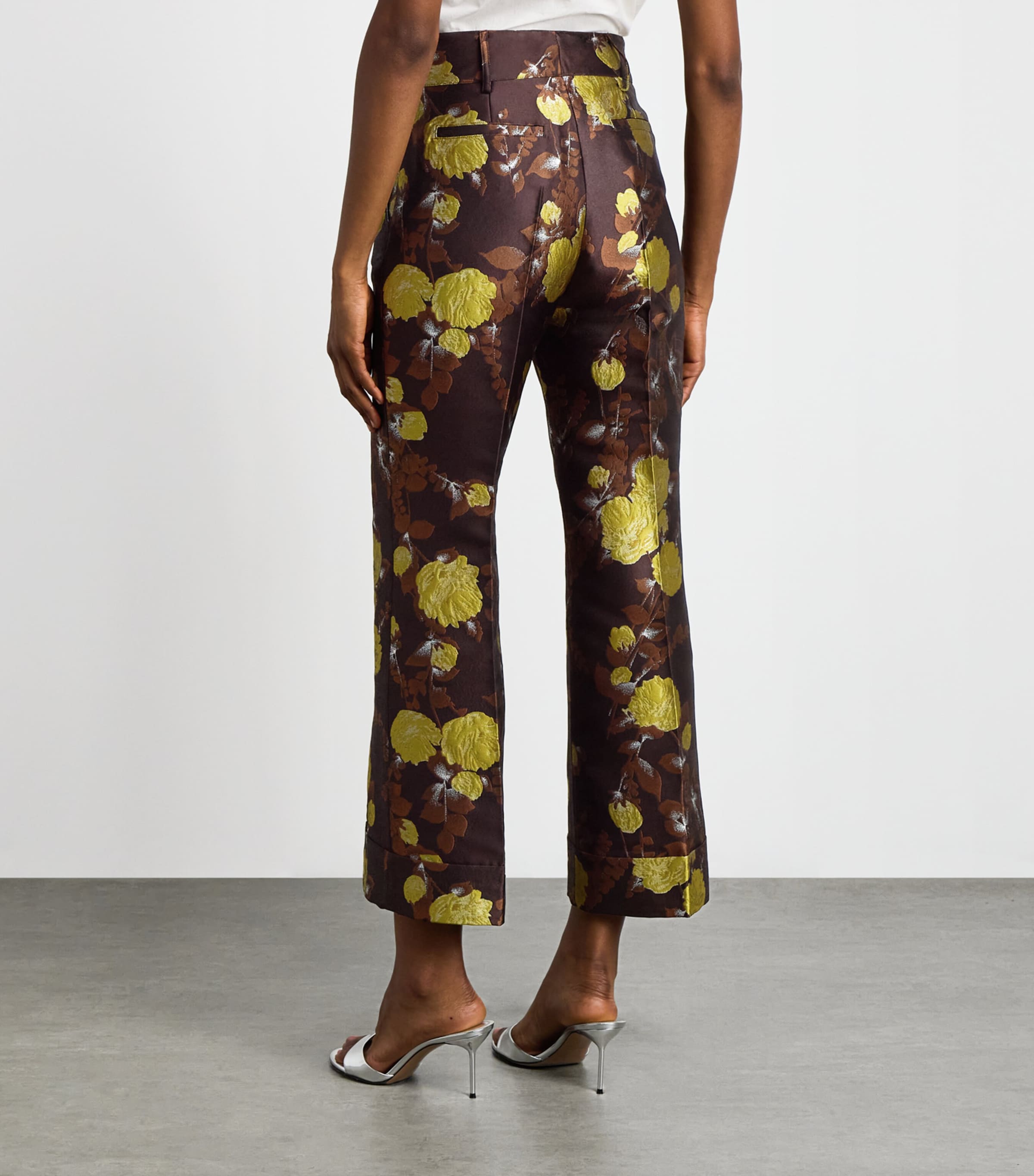 La Doublej Womens Cropped Hendrix Trousers Devon Image 5