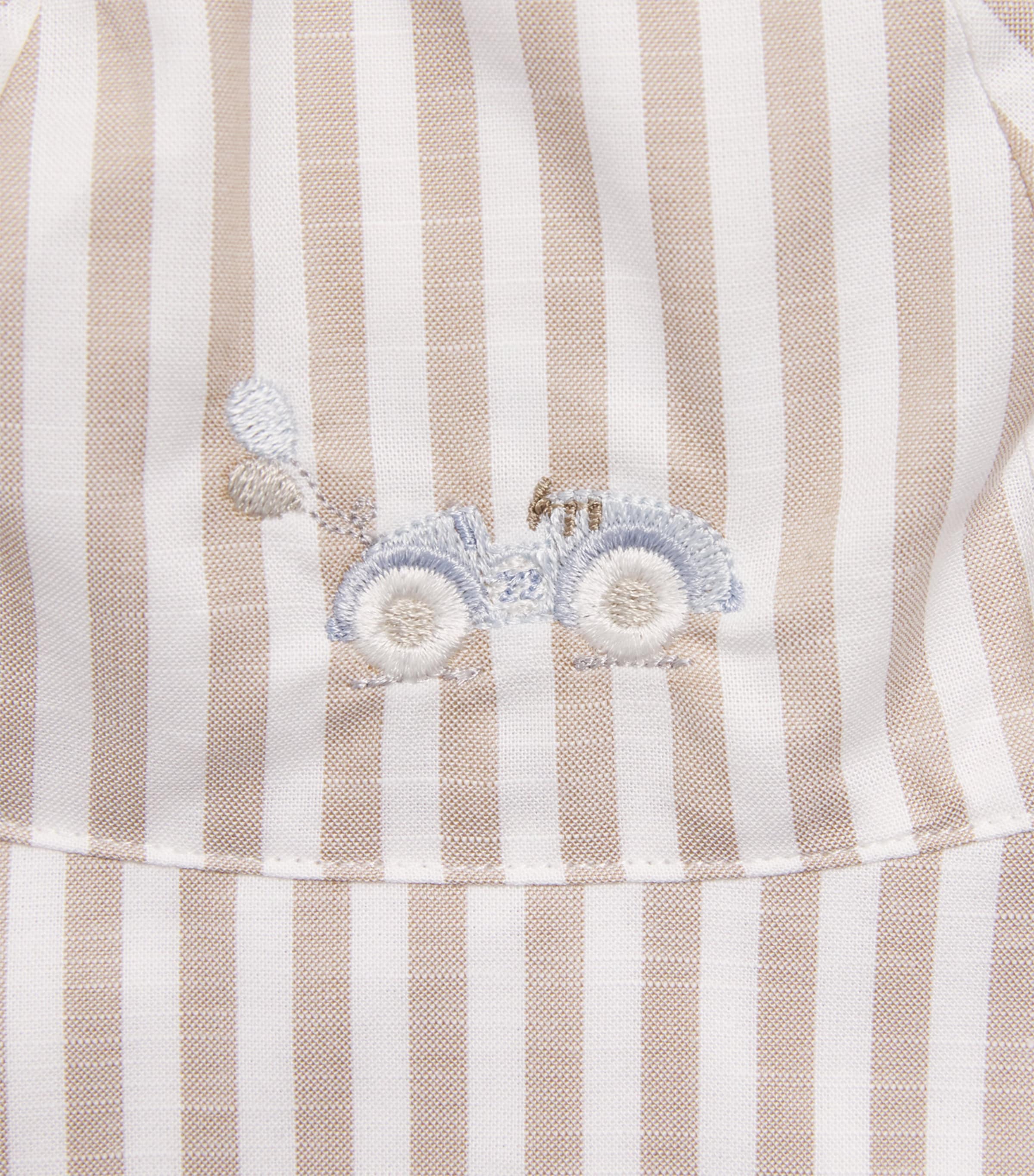 Cotton Carlton Race Car Sun Hat IVORY/SEPIA Image 3