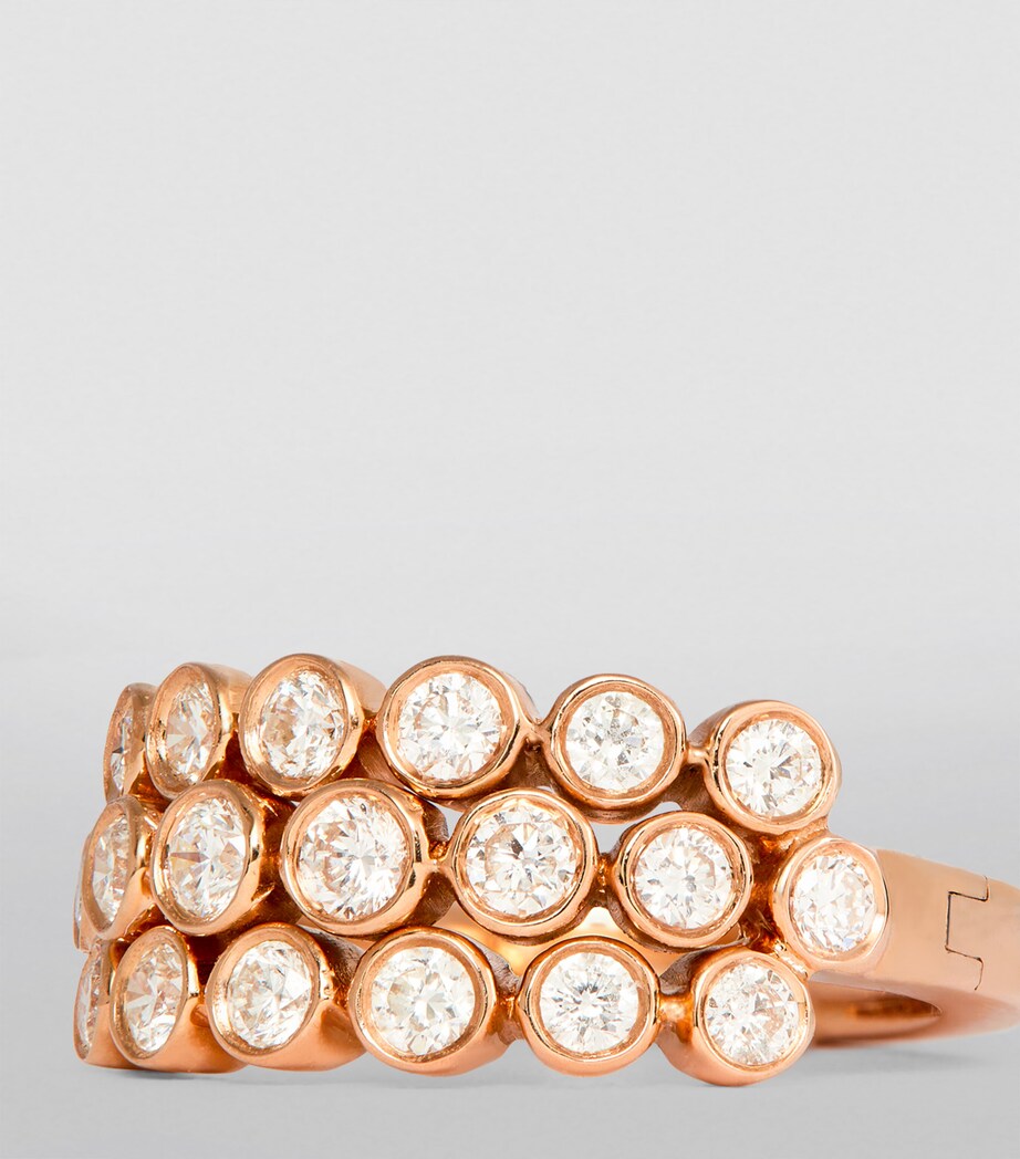 Anita Ko Rose Gold and Diamond Huggy Earrings Rose Gold Image 6