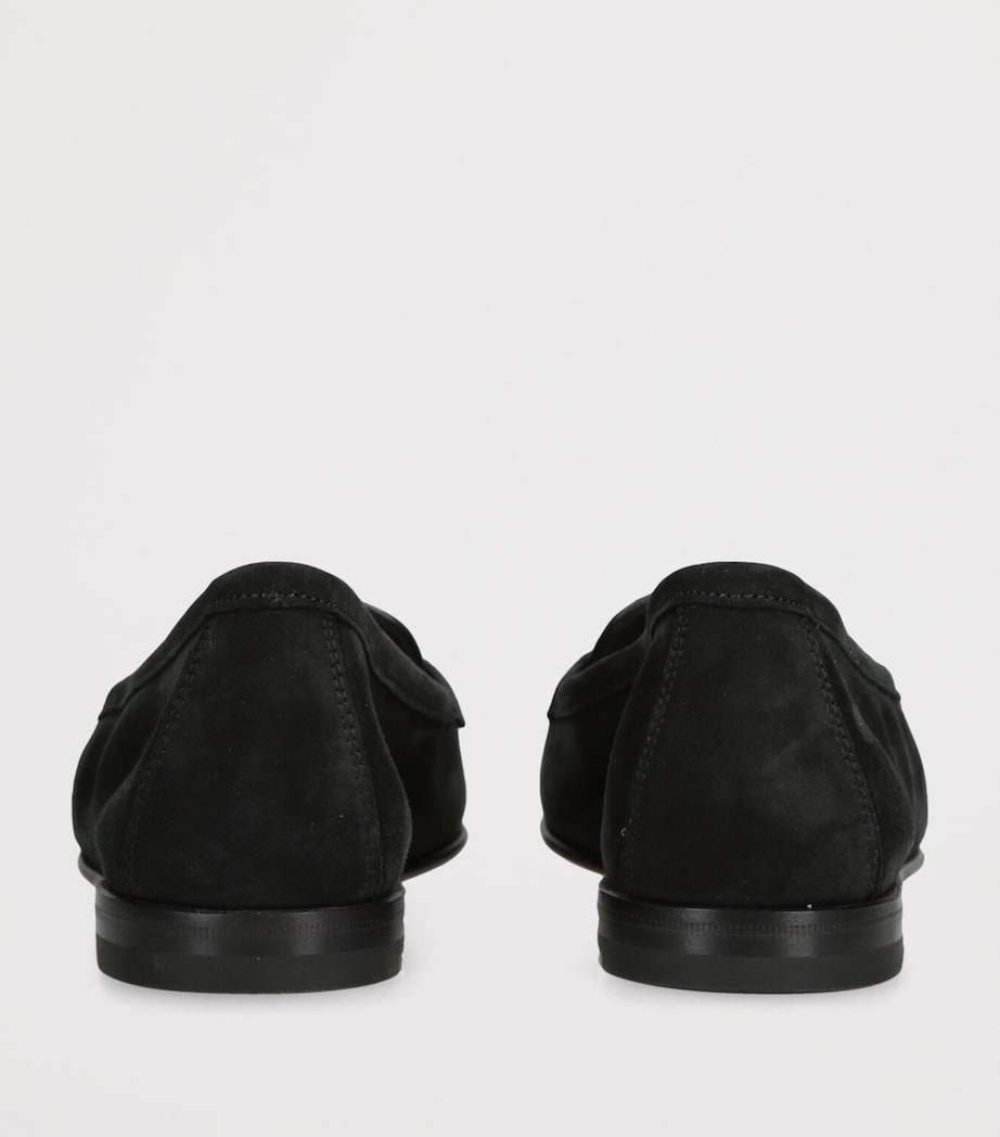 Suede Carla Loafers BLACK Image 2