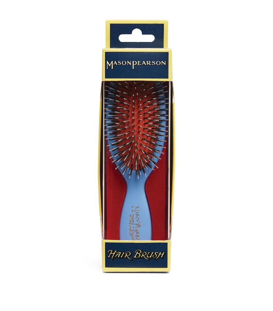 Pocket Bristle & Nylon Hairbrush BN4 BLUE Image 3