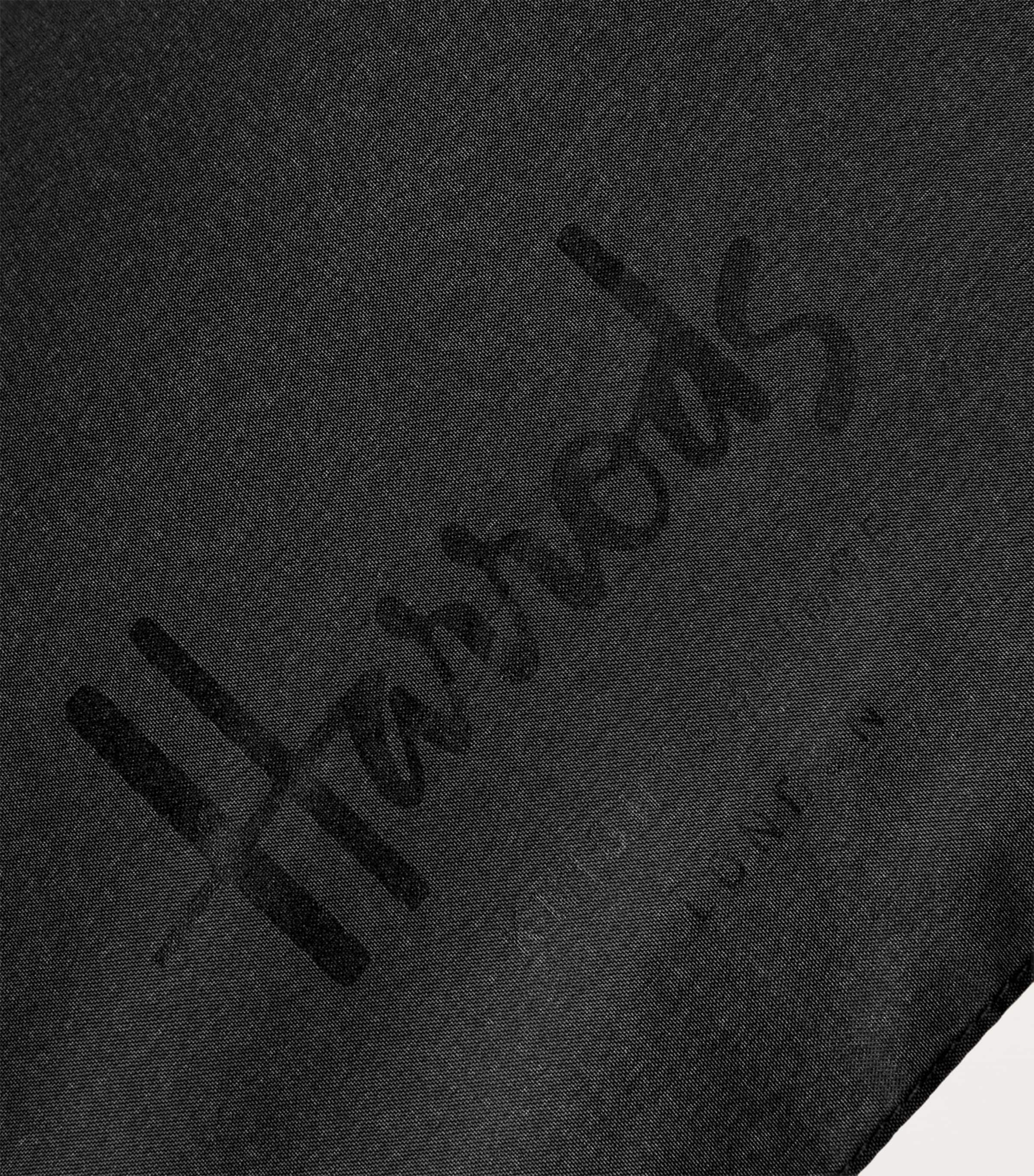 Harrods Logo Umbrella Black Image 2