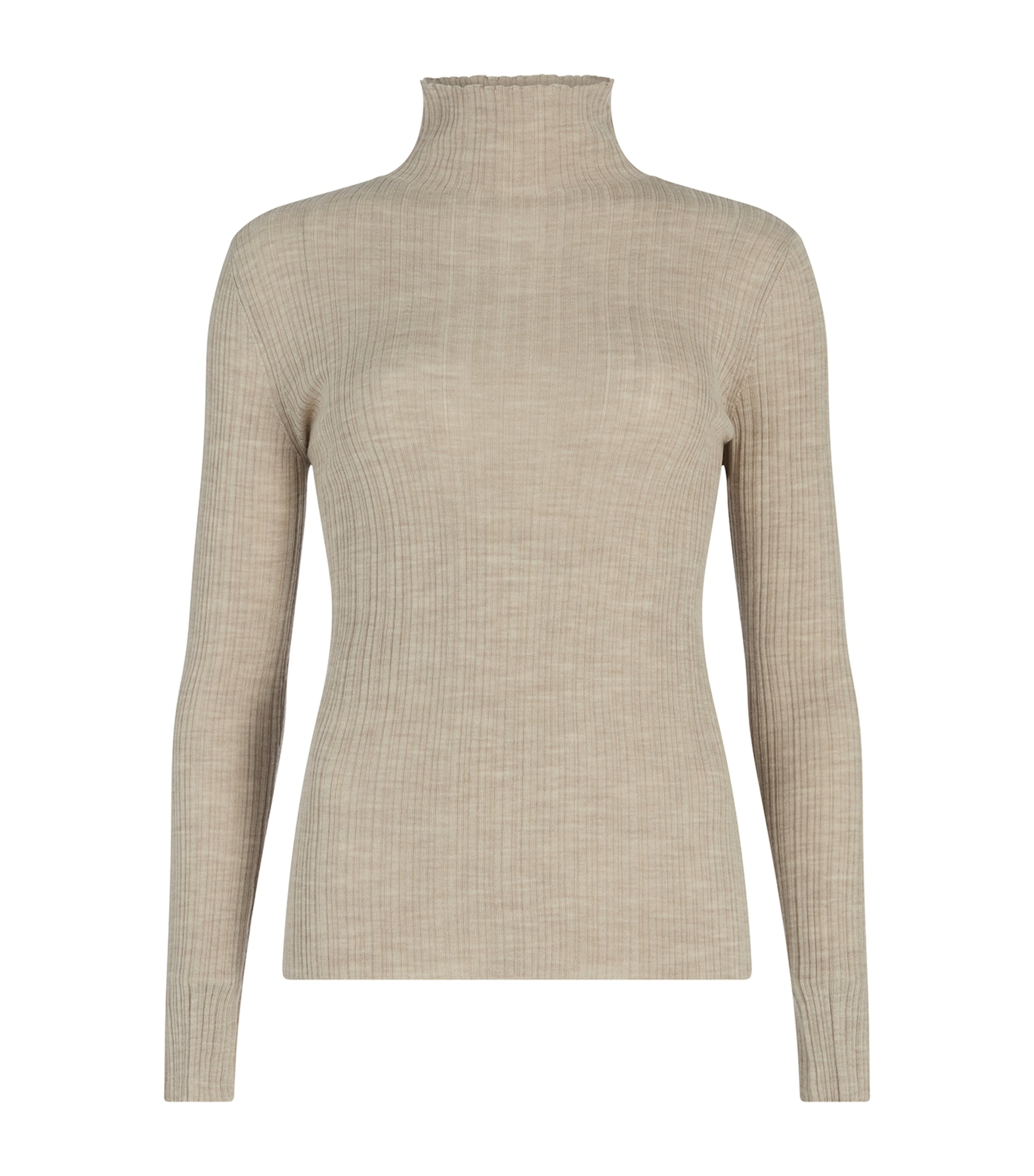 Agnona Mock-neck Sweater In Neutral